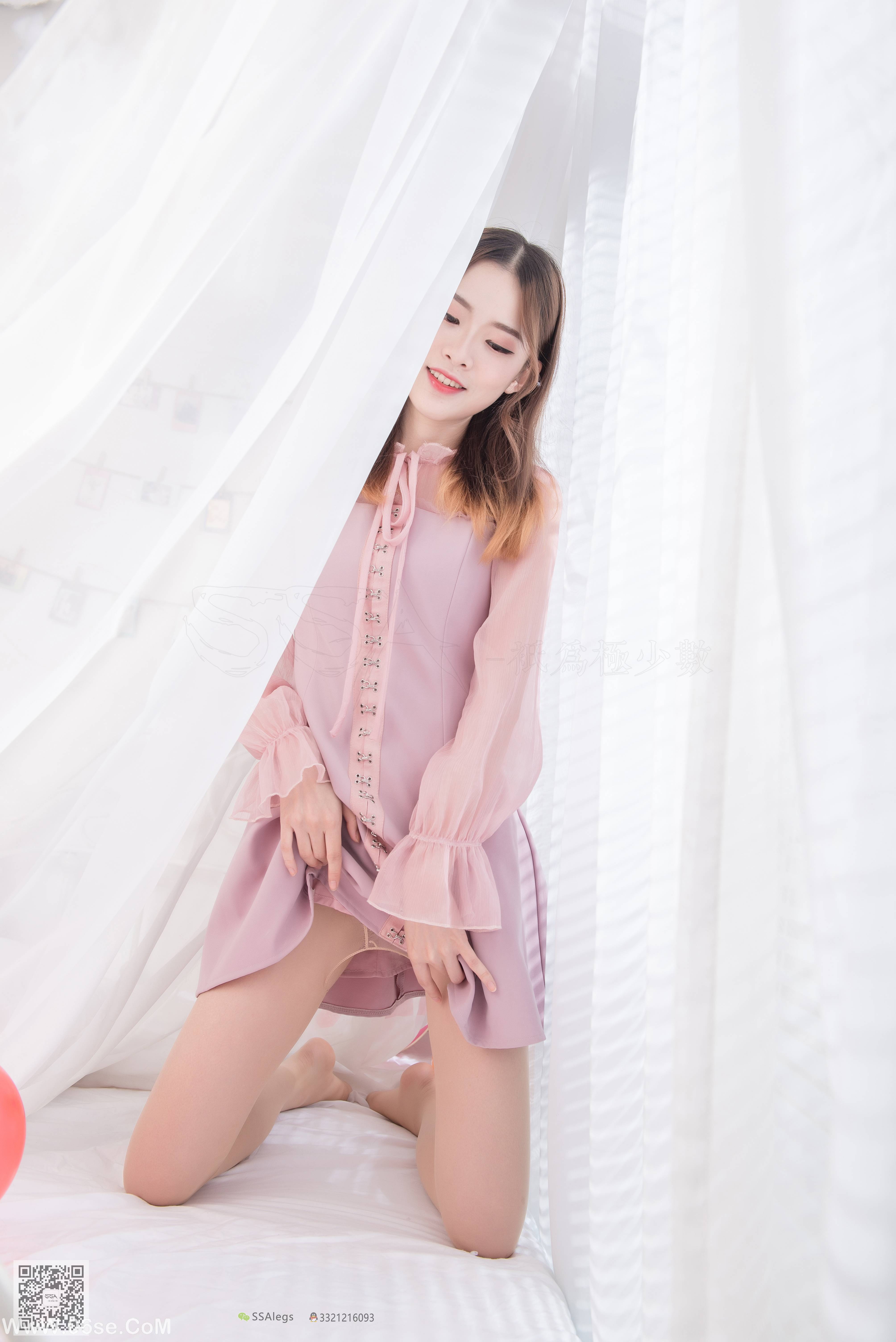 图片[53]-[SSA丝社] NO.027 琪琪 肉色开档丝袜 清纯美女的诱惑[99P887M]-六色网