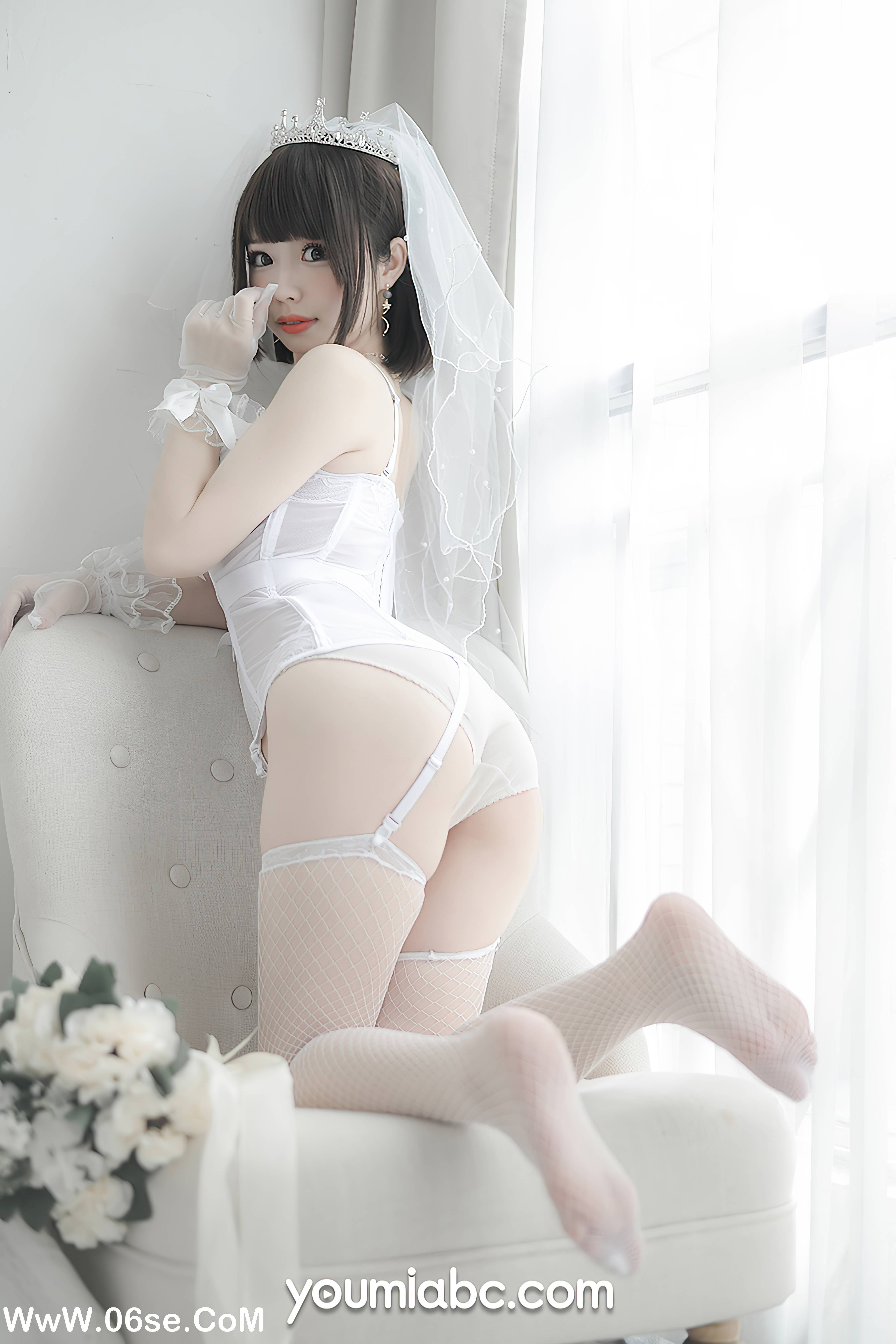 图片[21]-[YouMi尤蜜] 2020.11.10 白皙花嫁 甜椒妙妙mio[41+1P651M]-六色网