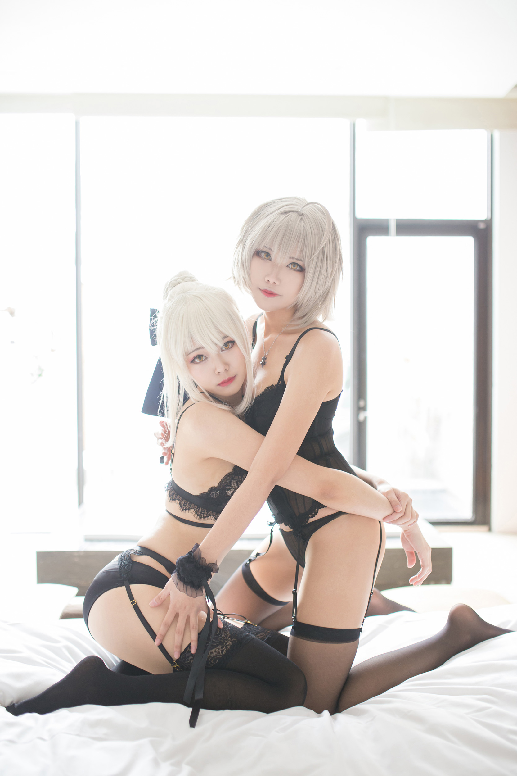 图片[24]-Coser萱-KaYa NO.132 — 黑贞 黑呆毛下着[83P45M]-六色网