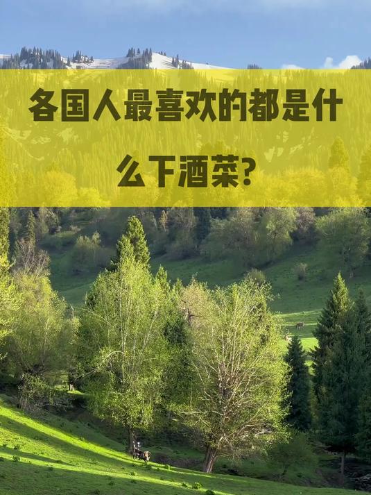 各国人最喜欢的都是什么下酒菜