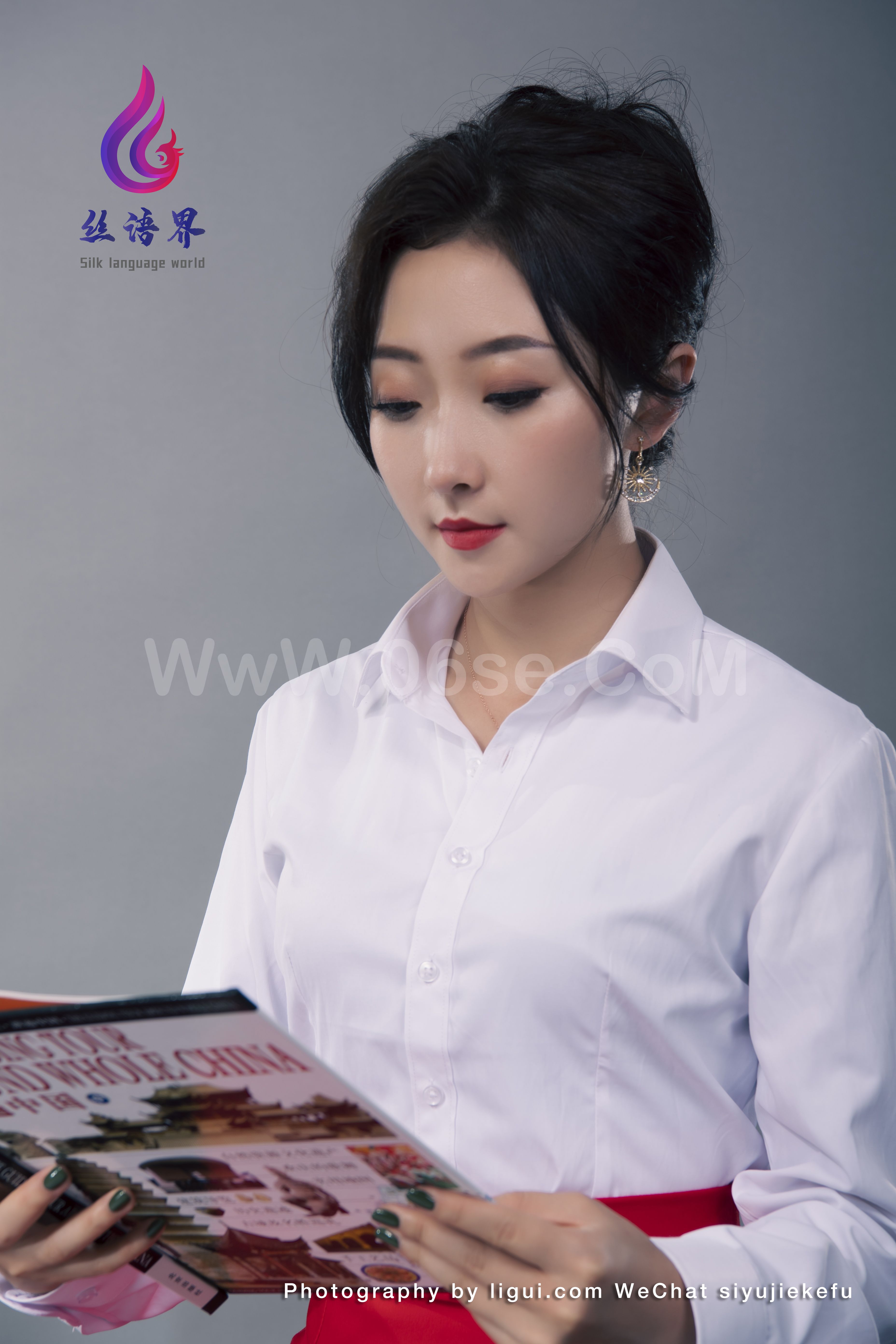 图片[4]-[Ligui丽柜] 2022.04.27 网络丽人 Model 愉心-六色网