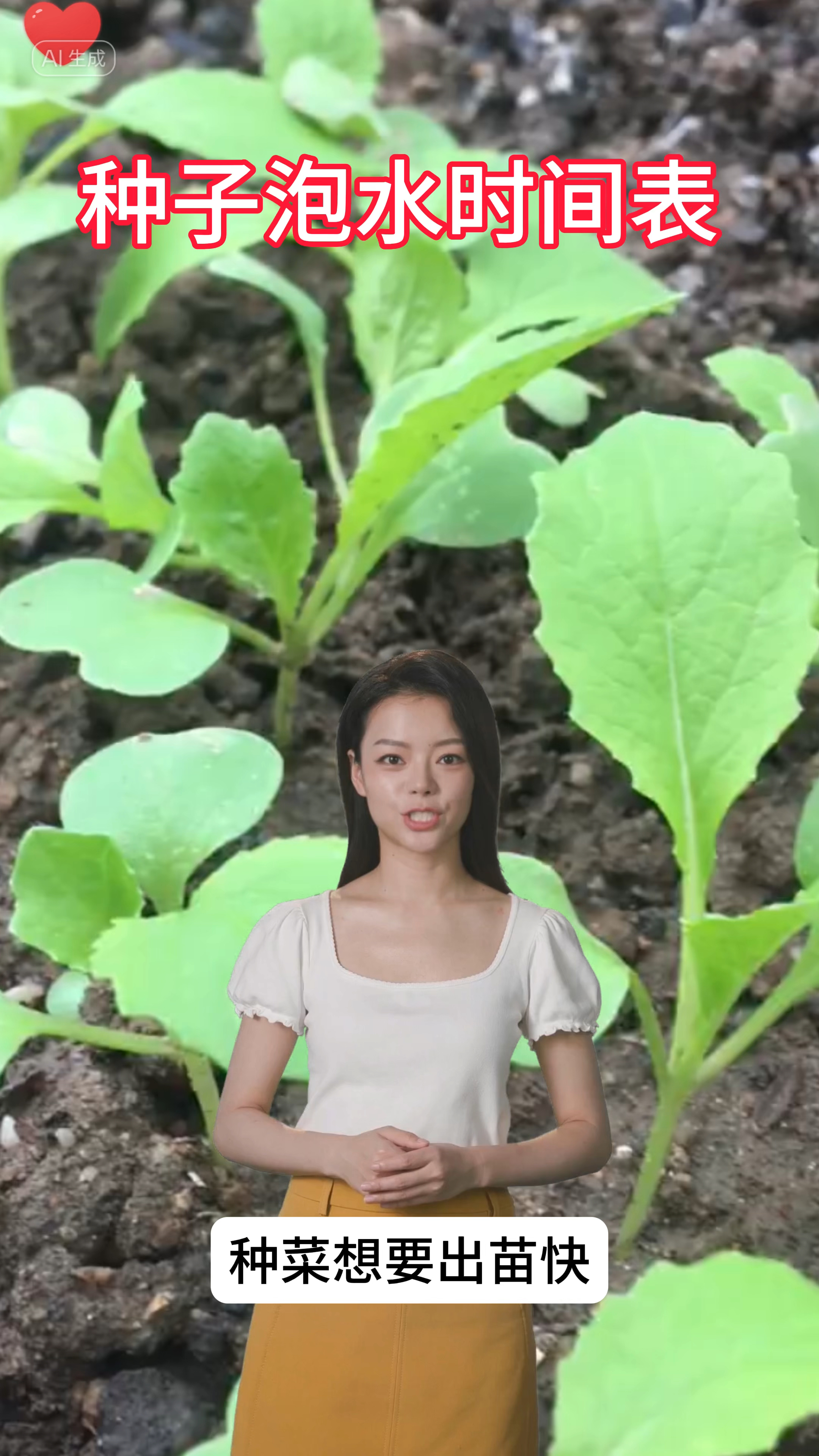 各种蔬菜种子泡水的各种时间,你都知道多少