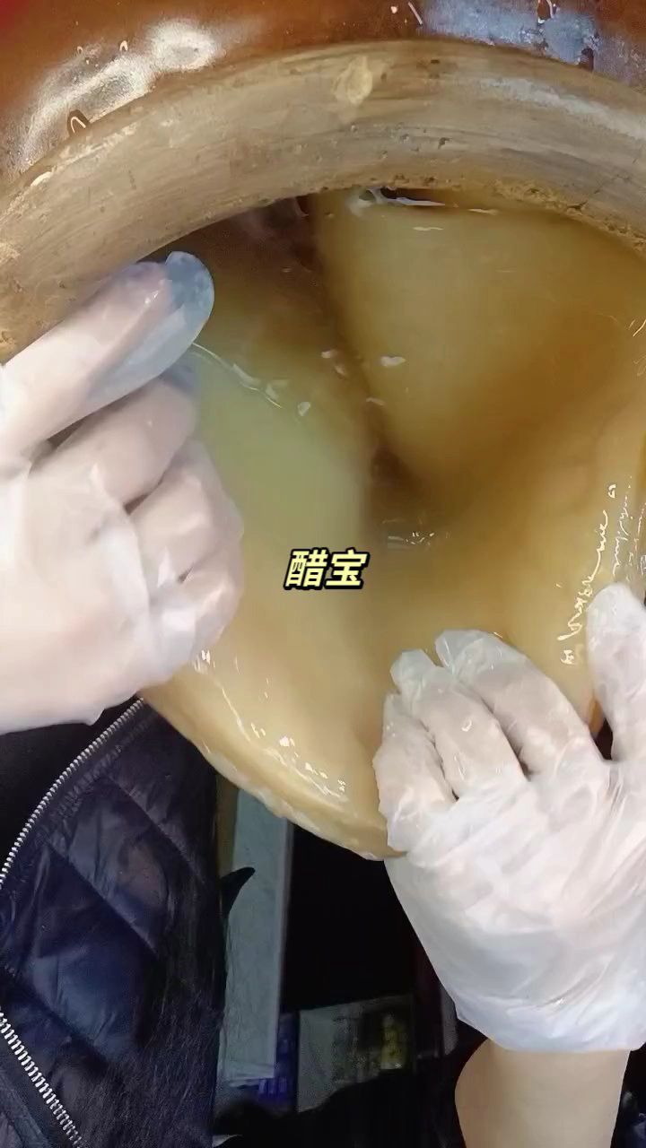 #传承中国手艺 #红茶菌胃宝海宝醋蛾子 你吃过用它做的醋吗?酸酸甜甜的味道
