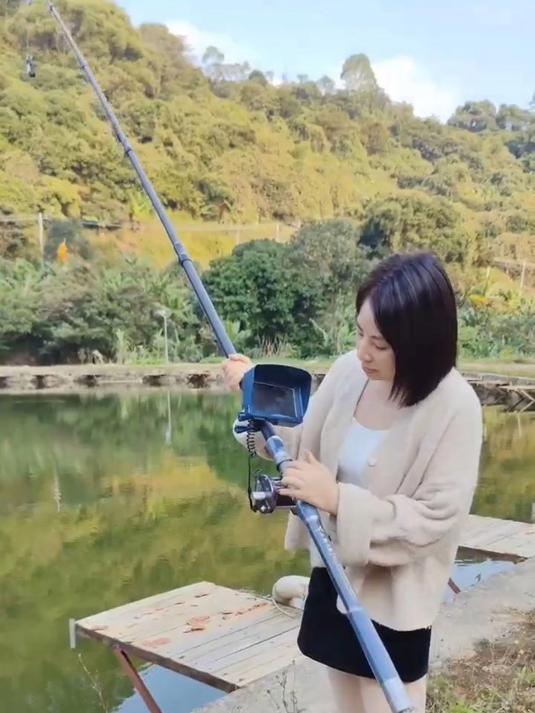 艾尼可H95S钓鱼竿超声波诱鱼器高灯