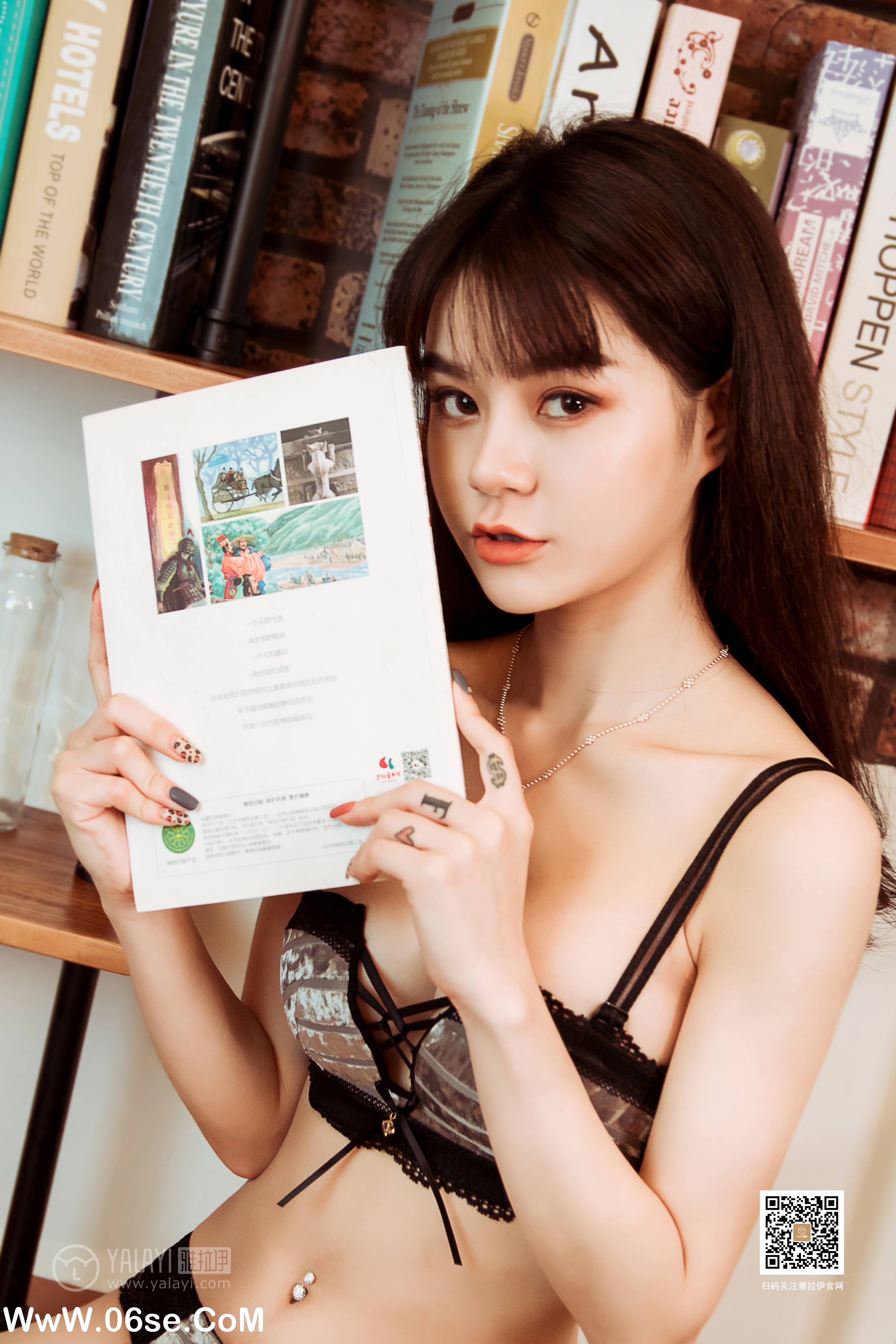 图片[15]-[YALAYI雅拉伊] No.362 图书馆精灵 蓉蓉-六色网
