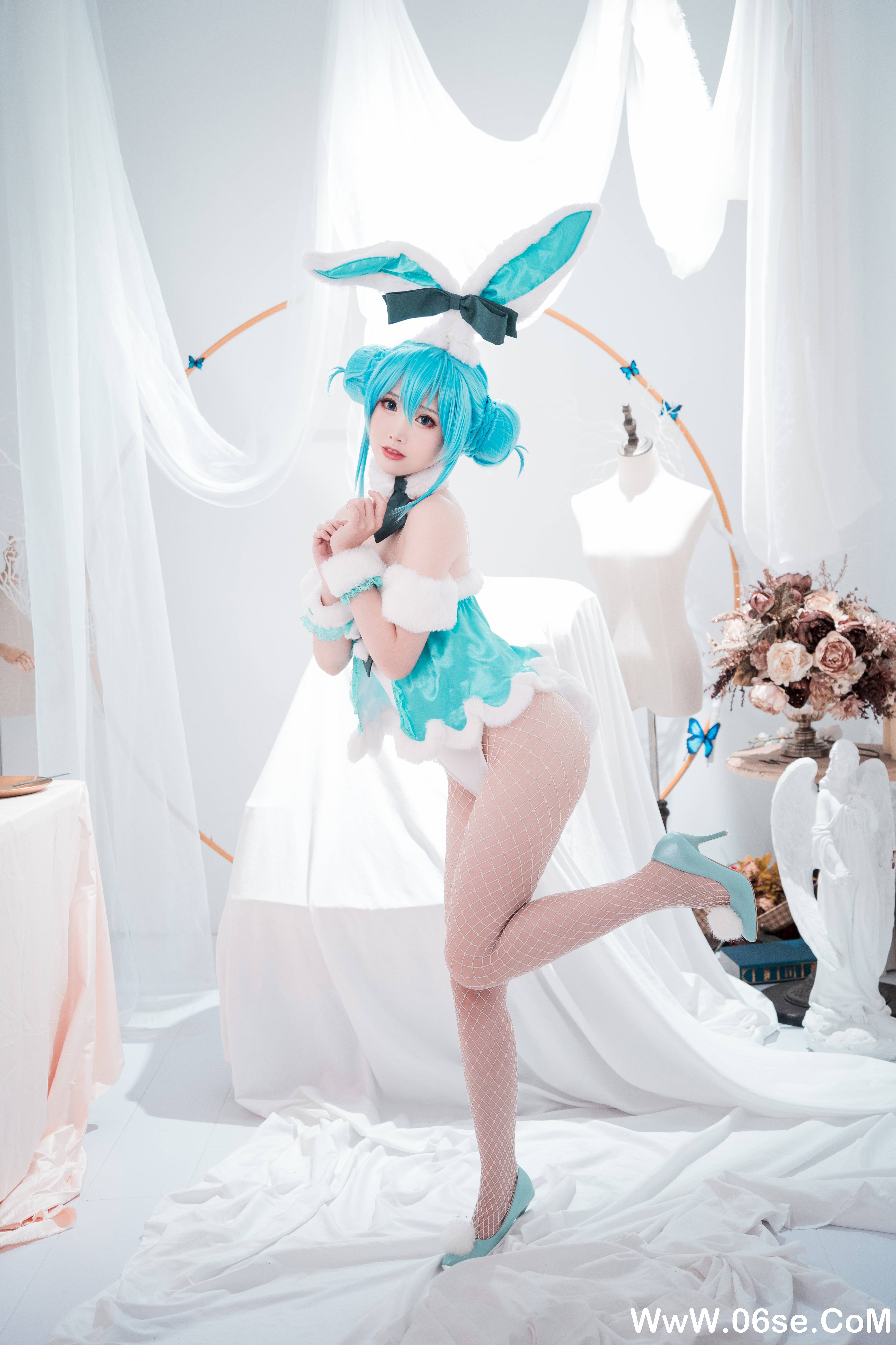 图片[2]-Coser面饼仙儿 – 初音兔女郎[17P139M]-六色网