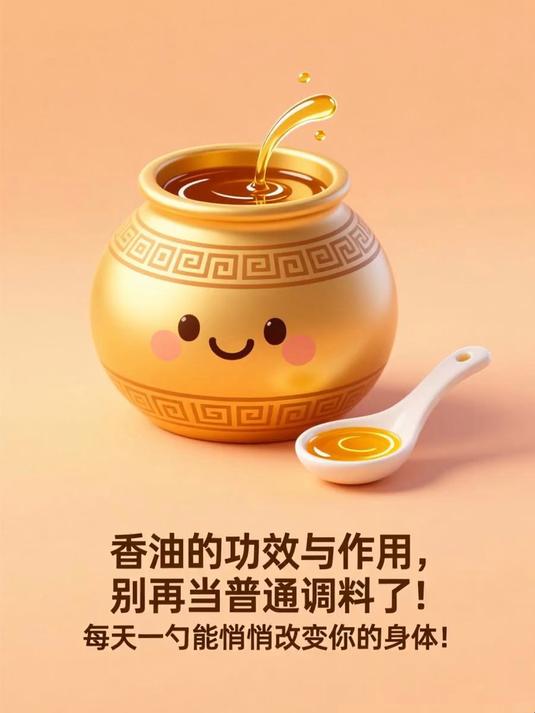香油的功效与作用，别再当普通调料了！每天一勺竟能悄悄改变你的身体！#健康扬帆季#