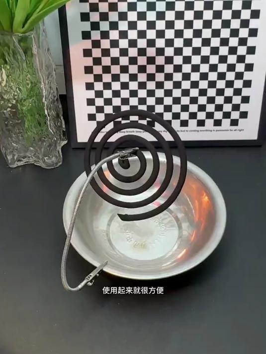 一夹双用!鳄鱼夹蚊香支架稳固又省心