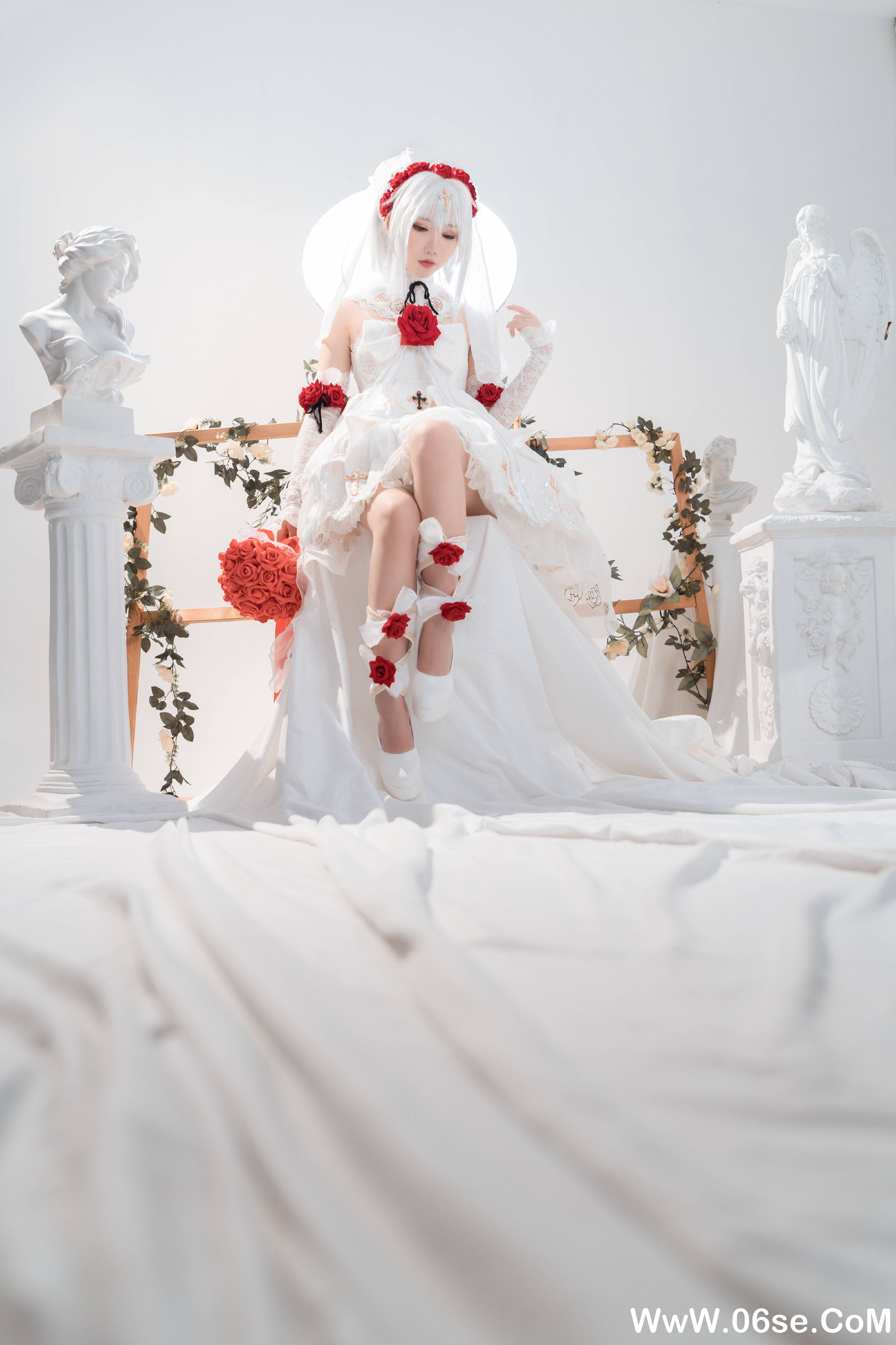 图片[12]-Coser面饼仙儿 NO.082– 德丽莎婚纱 [13P90P]-六色网