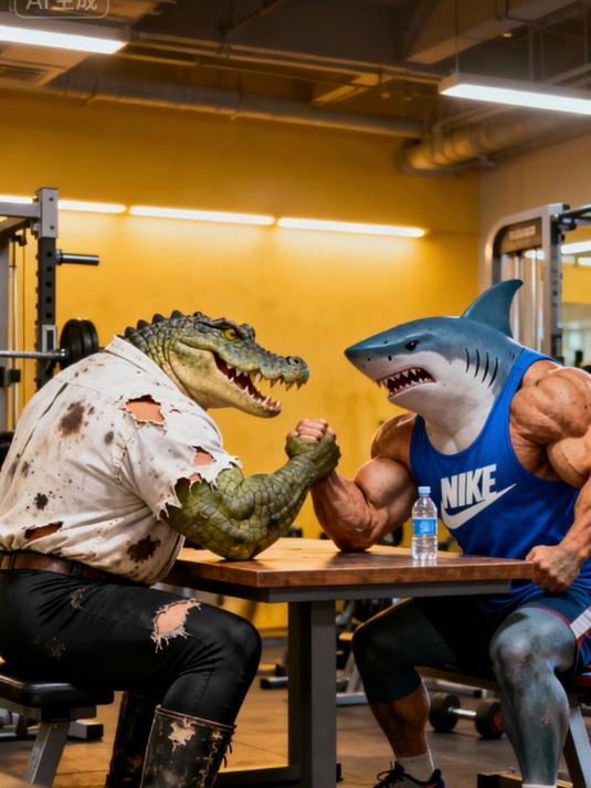 耐克鲨鱼和鳄鱼