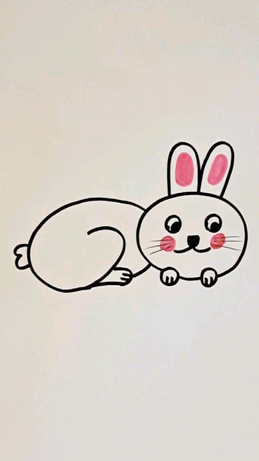 数字2,0,0画小白兔,超级简单,三岁小孩都可以画,赶紧来跟我一起画吧!#儿童简笔画