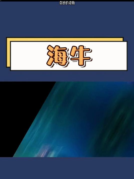 传说中的美人鱼海牛#美人鱼海牛现身#