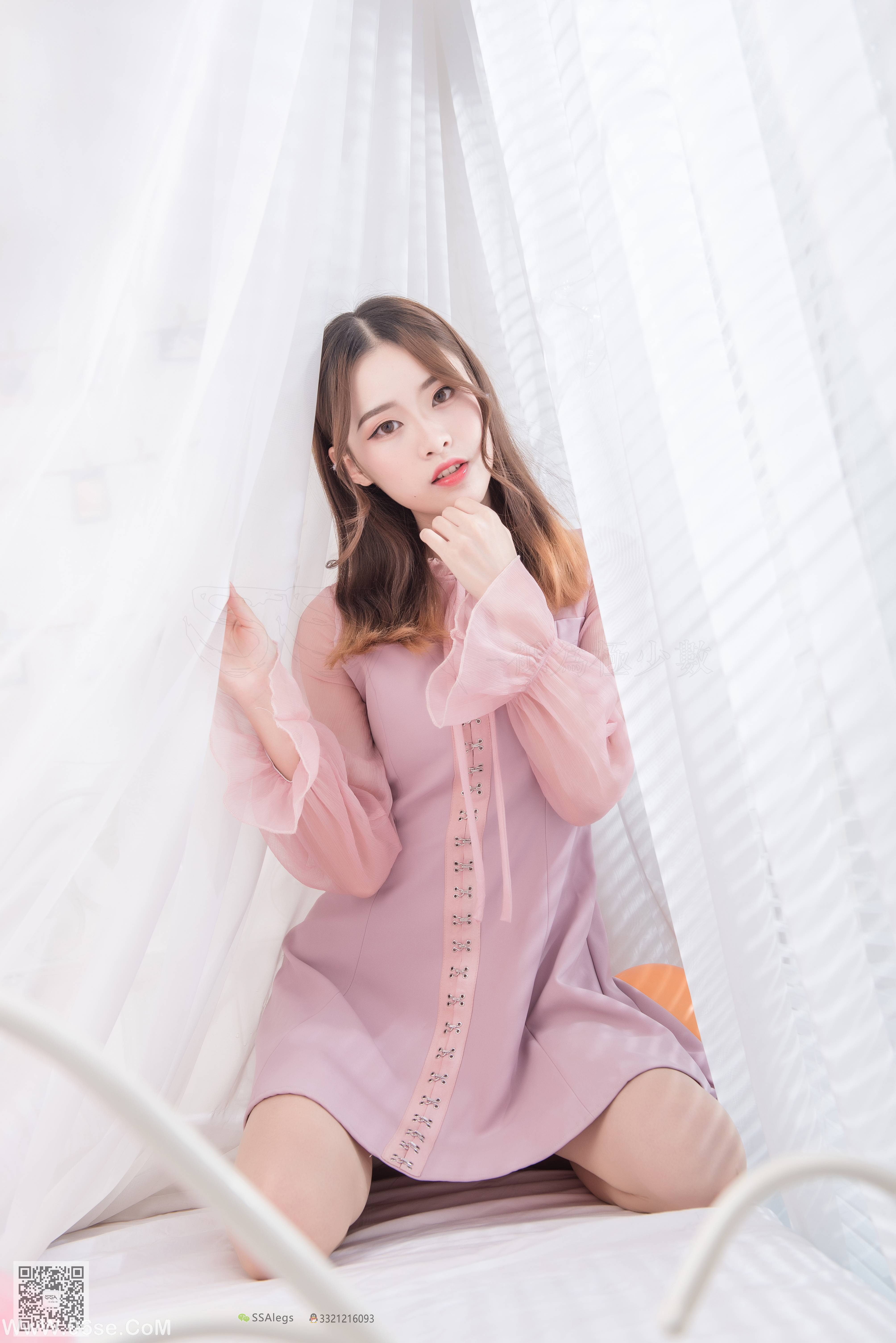 图片[49]-[SSA丝社] NO.027 琪琪 肉色开档丝袜 清纯美女的诱惑[99P887M]-六色网