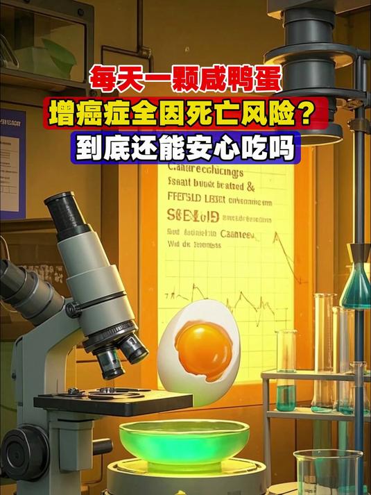 每天一颗咸鸭蛋,增癌症全因死亡风险?到底还能安心吃吗