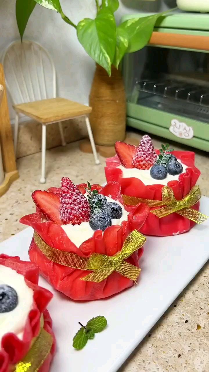 装满福气和好运送给你,福袋蛋糕