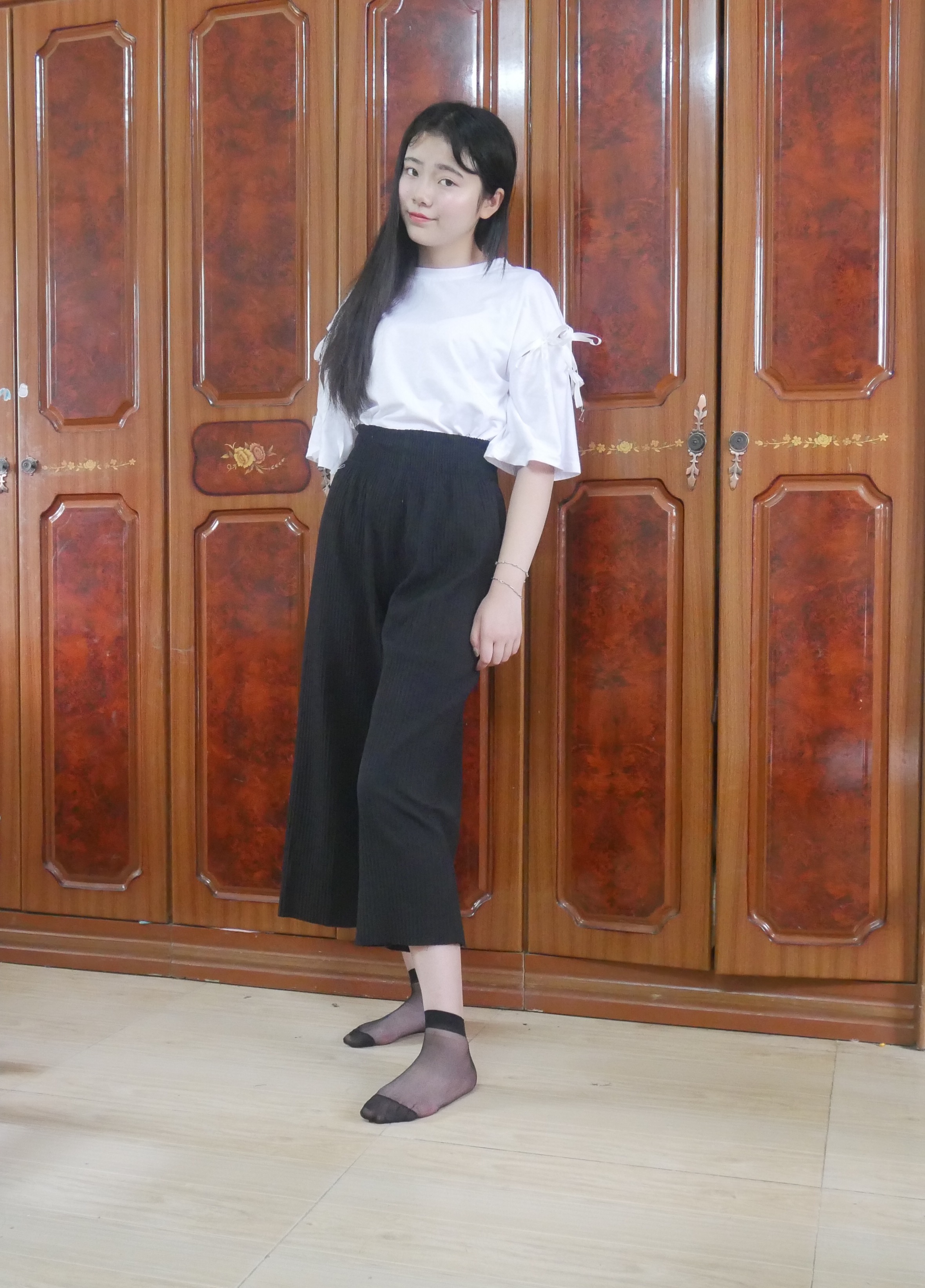 图片[22]-学妹校园寝室短丝系列009期 曹颖[112P138M]-六色网