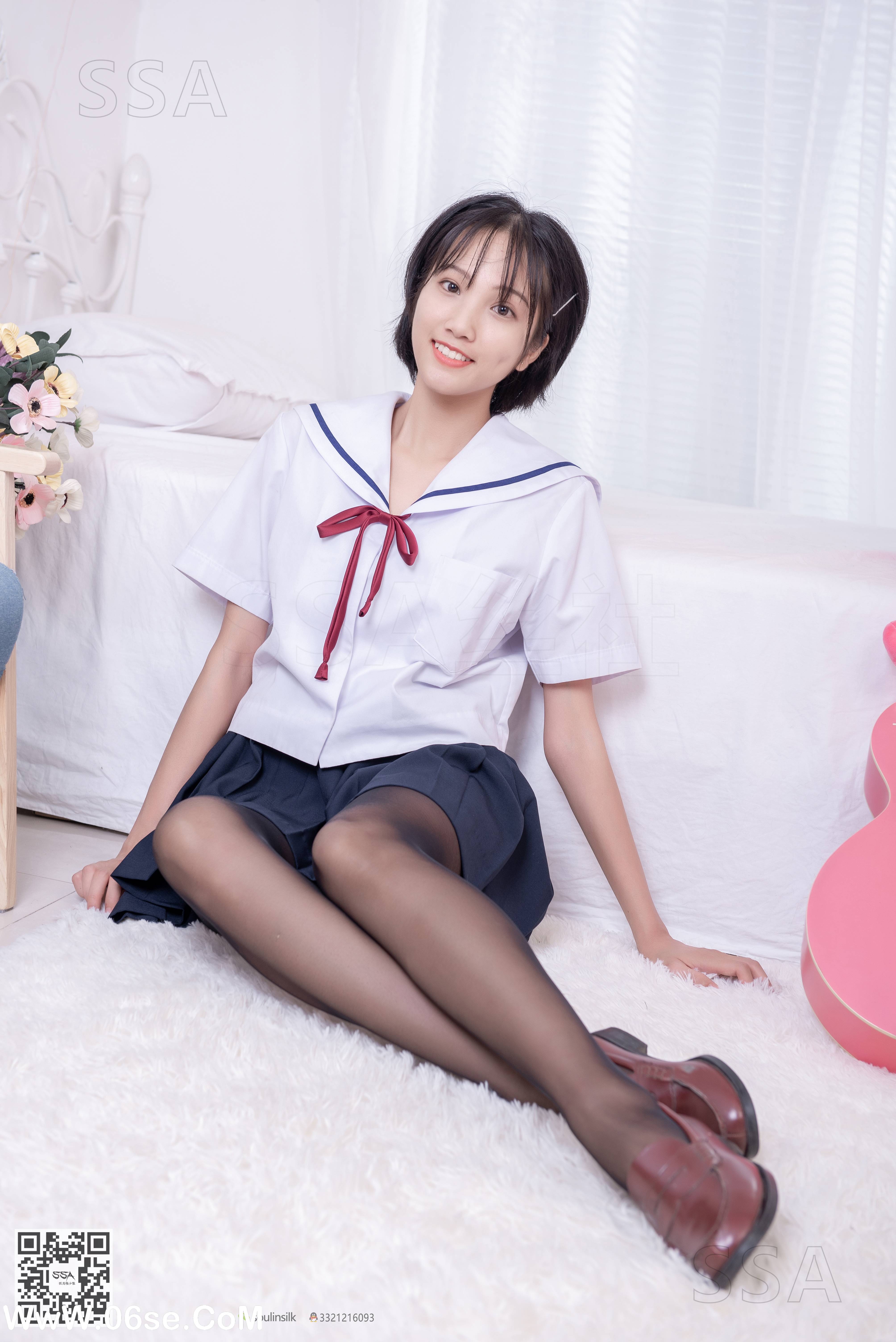 图片[7]-[SSA丝社] NO.169 小佩 JK制服黑丝[148P1.68G]-六色网