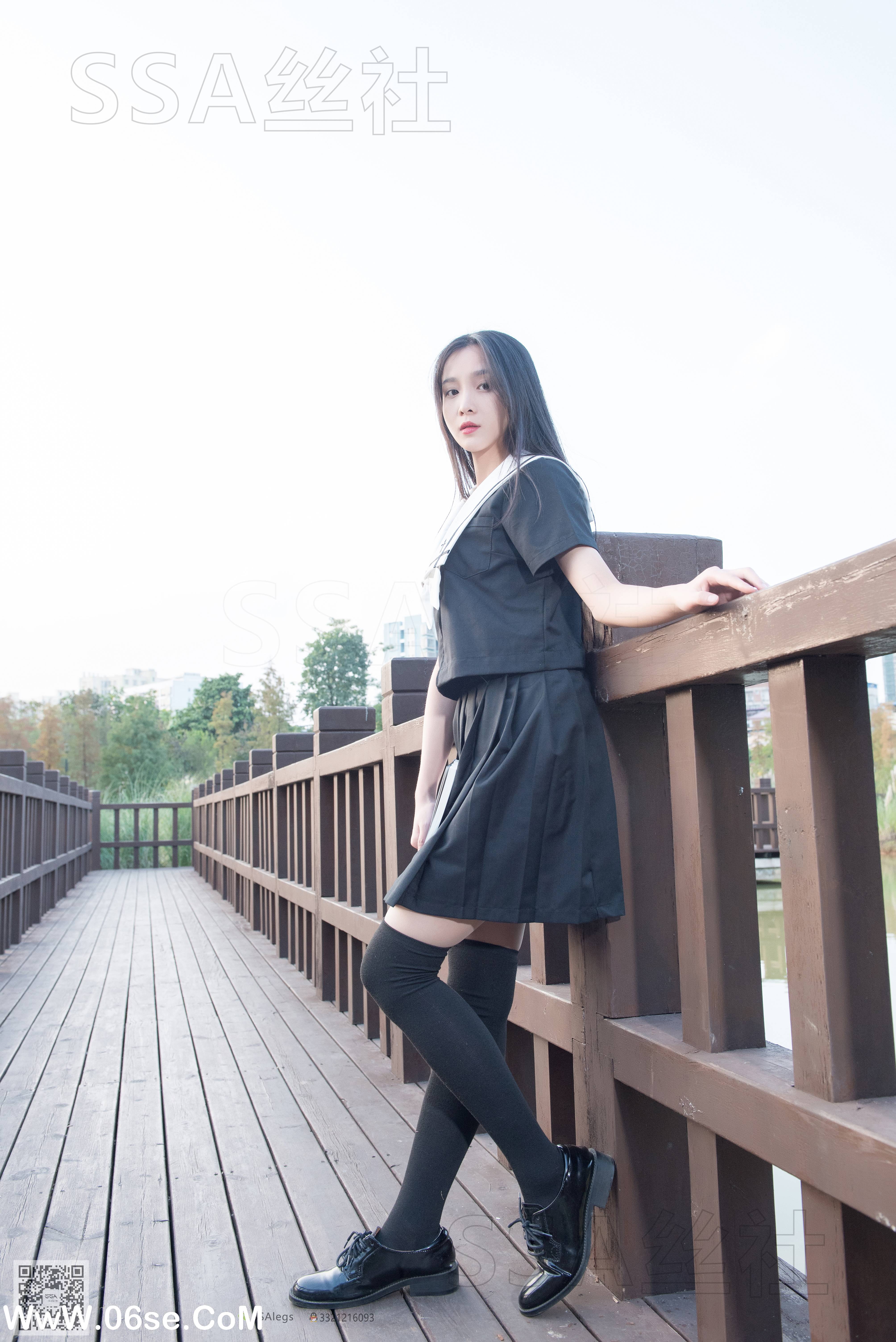 图片[102]-[SSA丝社] NO.060 君君 JK制服游公园[111P2.00G]-六色网