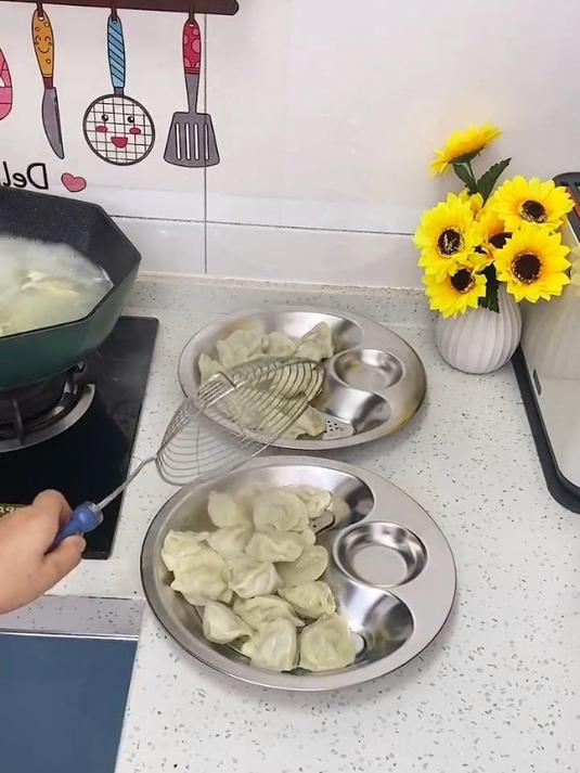家里来客人用它装饺子太有面子了,结实耐用,自带沥水盘