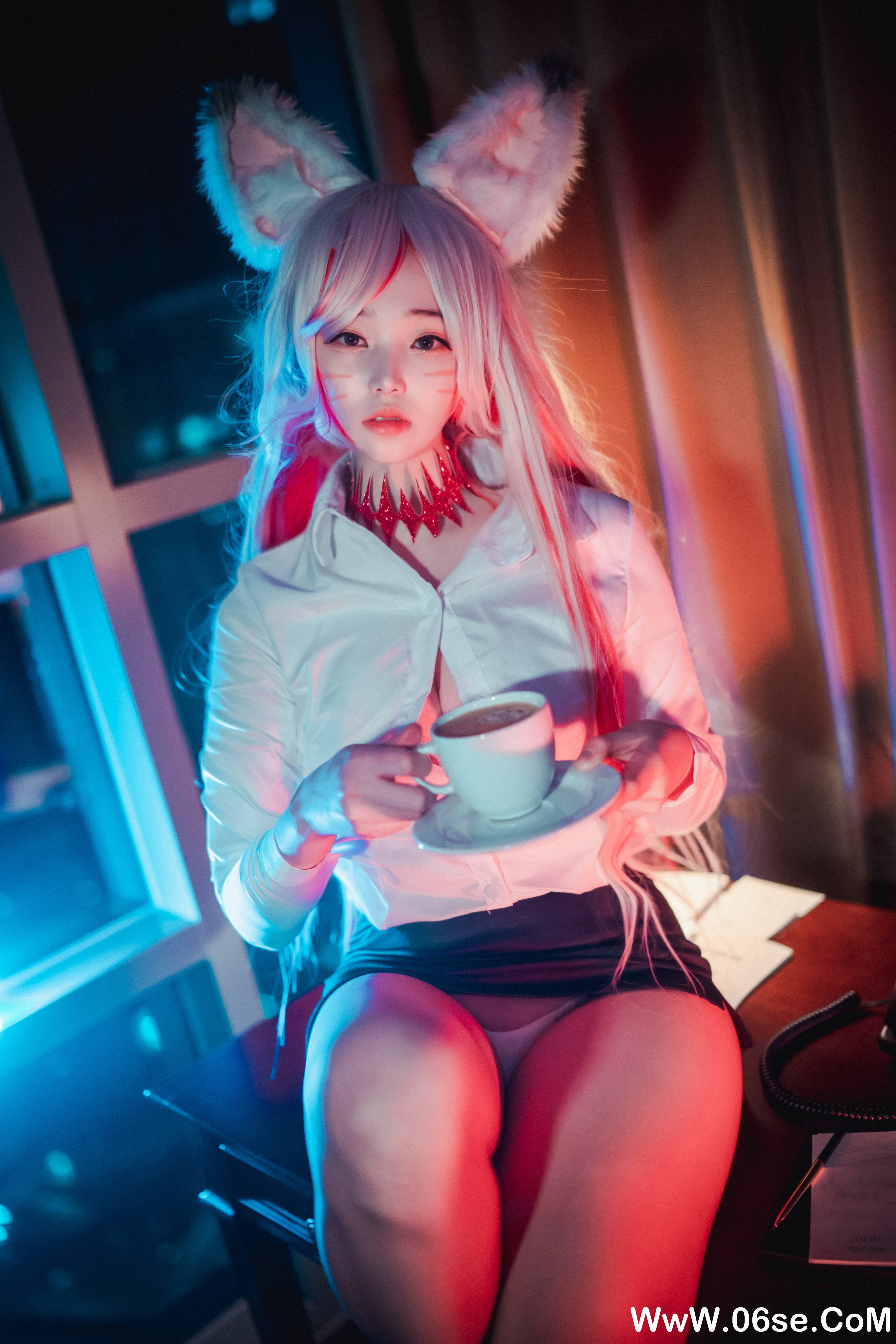 图片[11]-DJAWA – NO.023 Kumiho in the Office [58P728M]-六色网