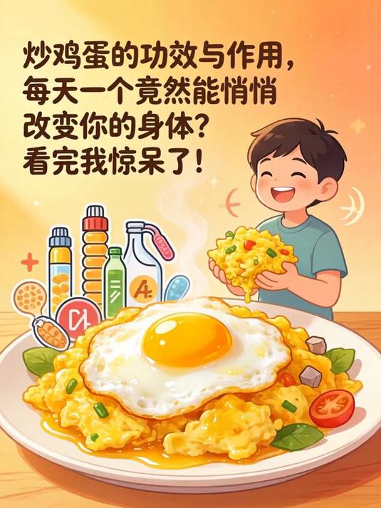炒鸡蛋的功效与作用，每天一个竟然能悄悄改变你的身体？看完我惊呆了！(1)