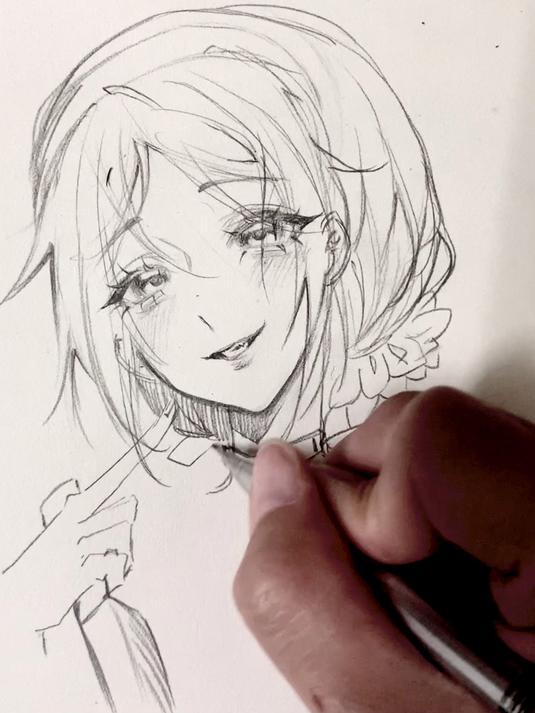 如何画漫画人物米塔