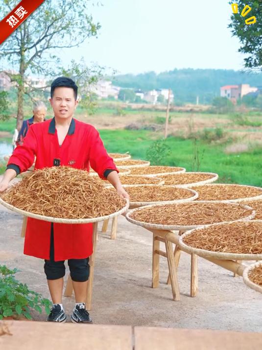 无硫熏黄花菜干 煲汤炒菜鲜香味浓超下饭