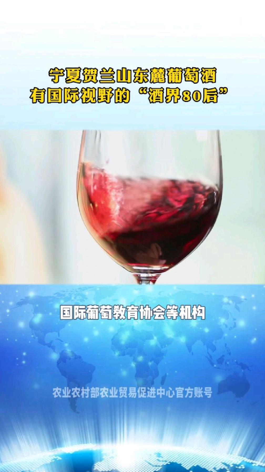 宁夏贺兰山东麓葡萄酒:有国际视野的“酒界80后”