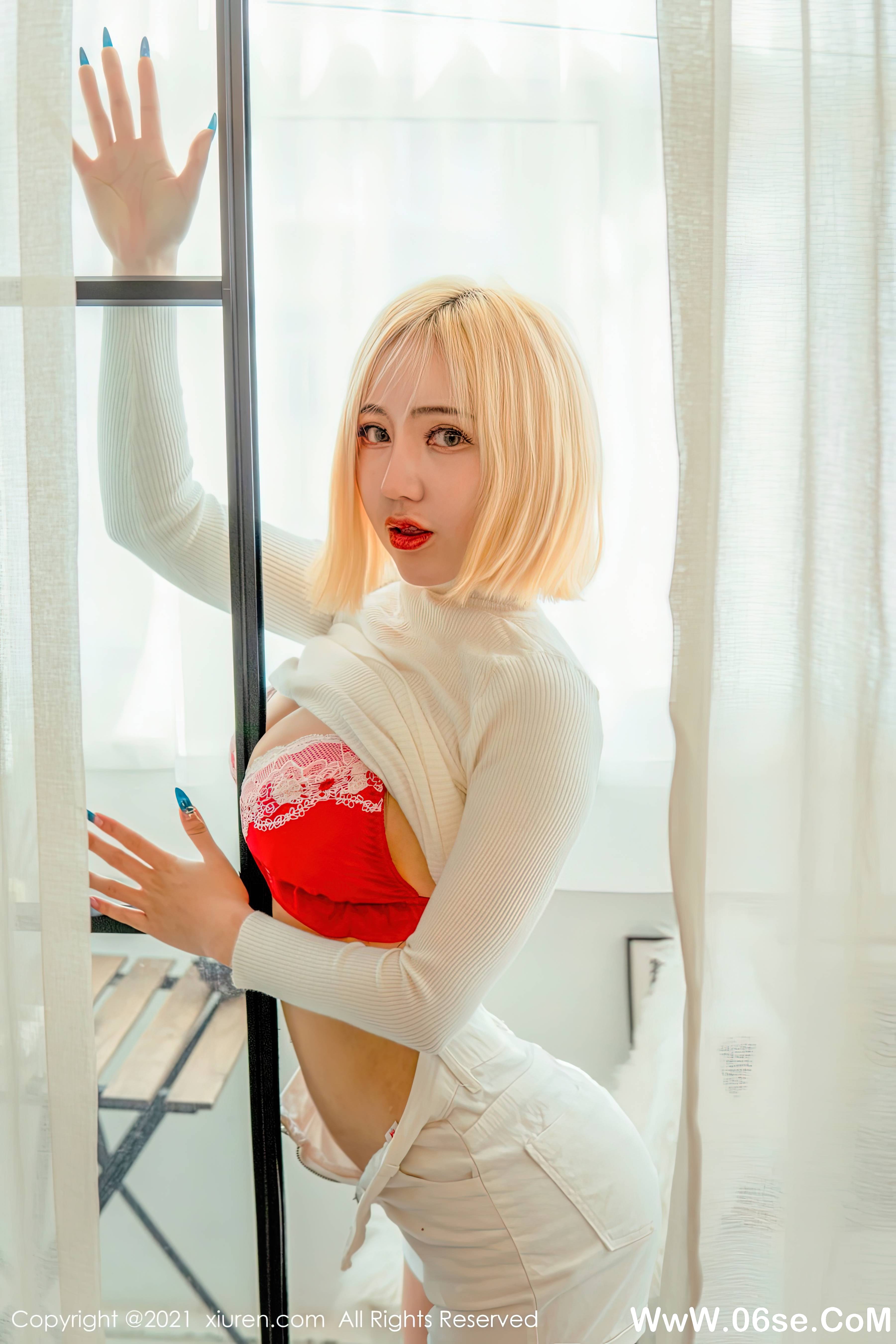 图片[3]-[XIUREN秀人网] 2021.04.22 NO.3329 文静儿[63+1P481M]-六色网