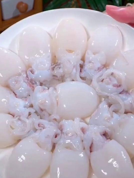 你吃过新鲜冷冻墨鱼仔吗?快来我家吃