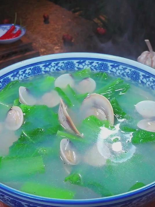 车螺芥菜汤你喝过么