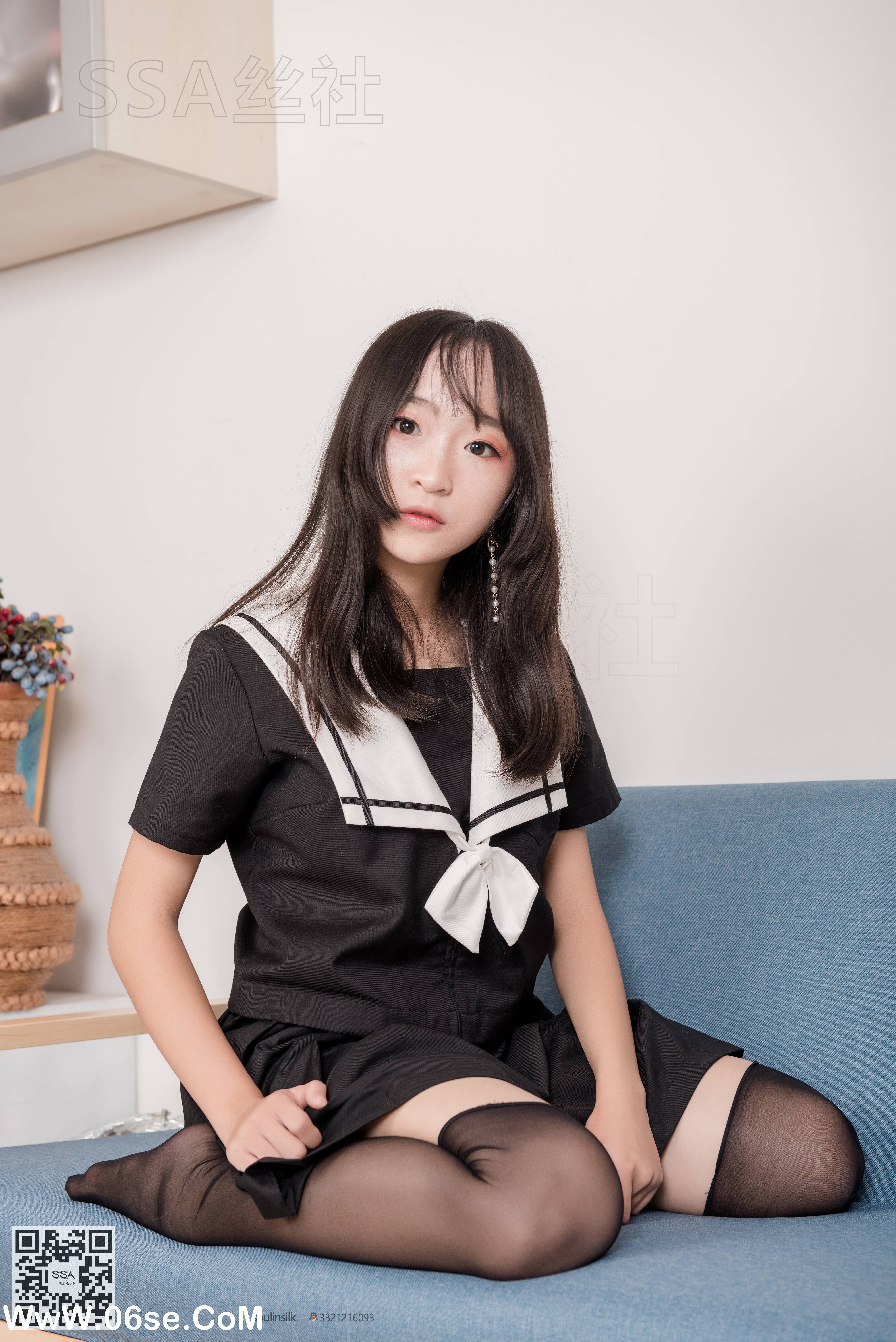 图片[75]-[SSA丝社] NO.135 甘子 16的芳华少女长筒黑丝[116P1.61G]-六色网