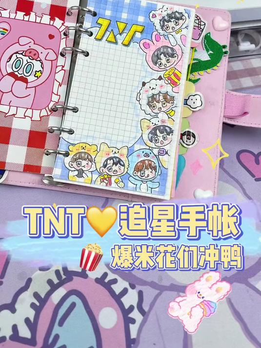 TNT追星手帐来啦～