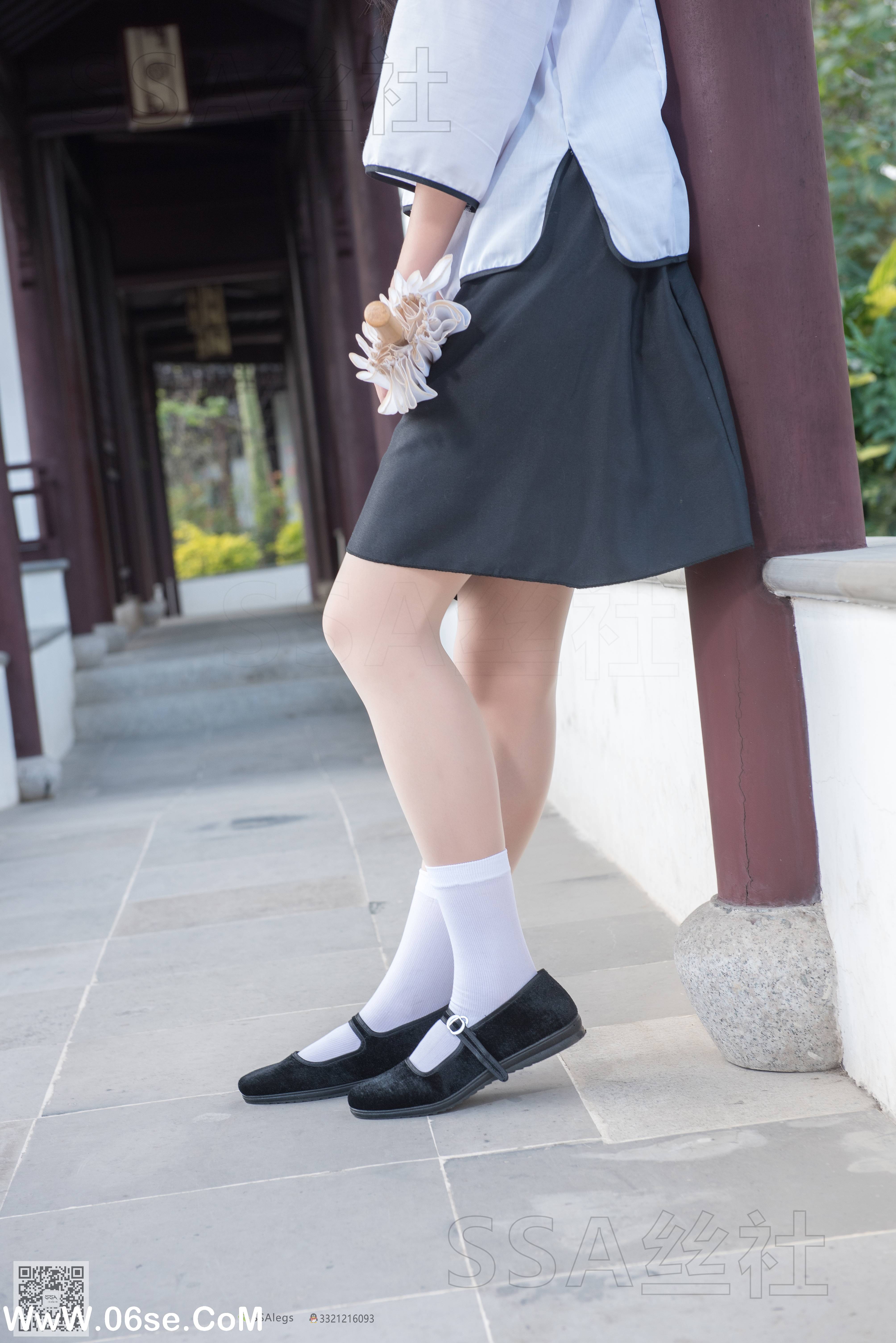 图片[47]-[SSA丝社] NO.068 君君 民国学妹肉丝白袜[120P1.85G]-六色网