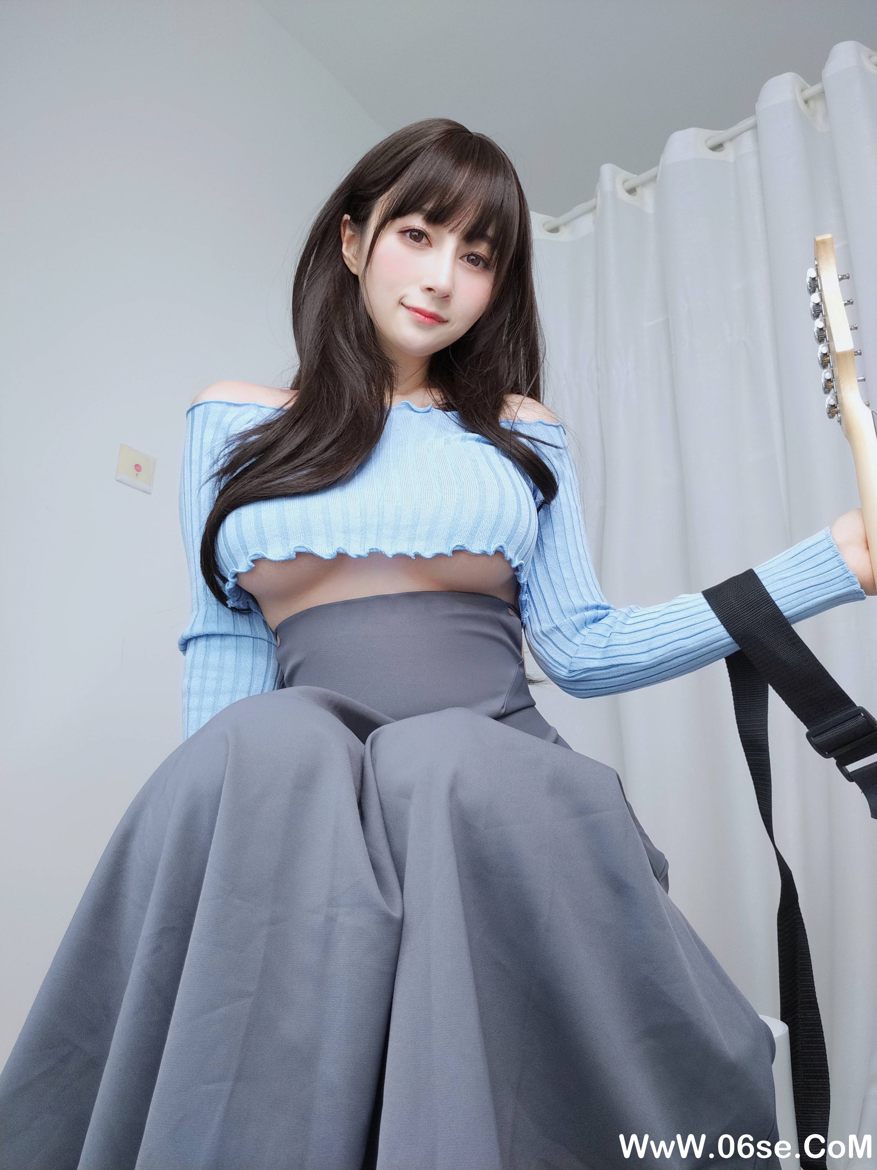 图片[83]-Coser小姐姐白银 NO.093 – 吉他妹妹 [164P888M]-六色网