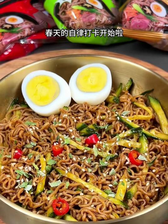 懒人必备!非油炸免煮荞麦面