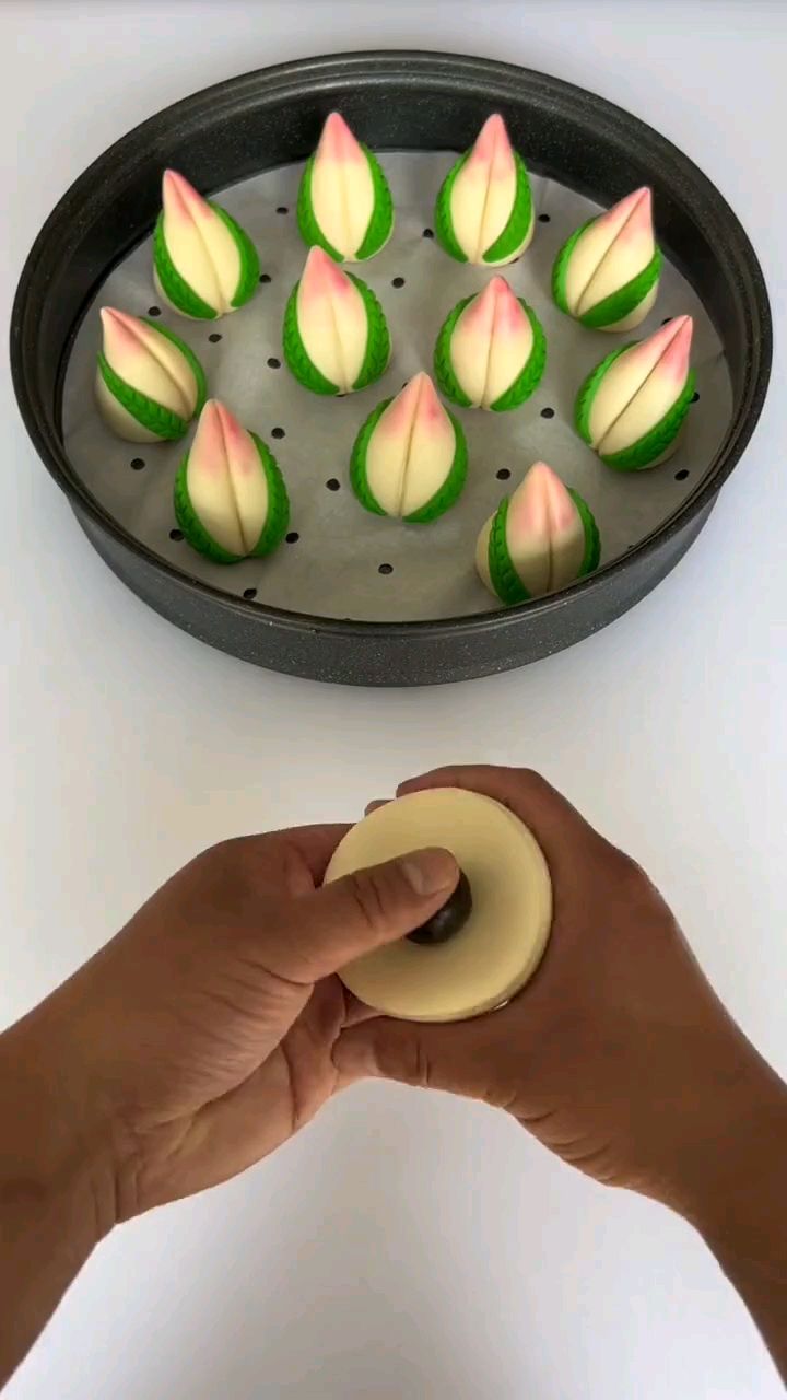 桃子馒头的花样新吃法来了
