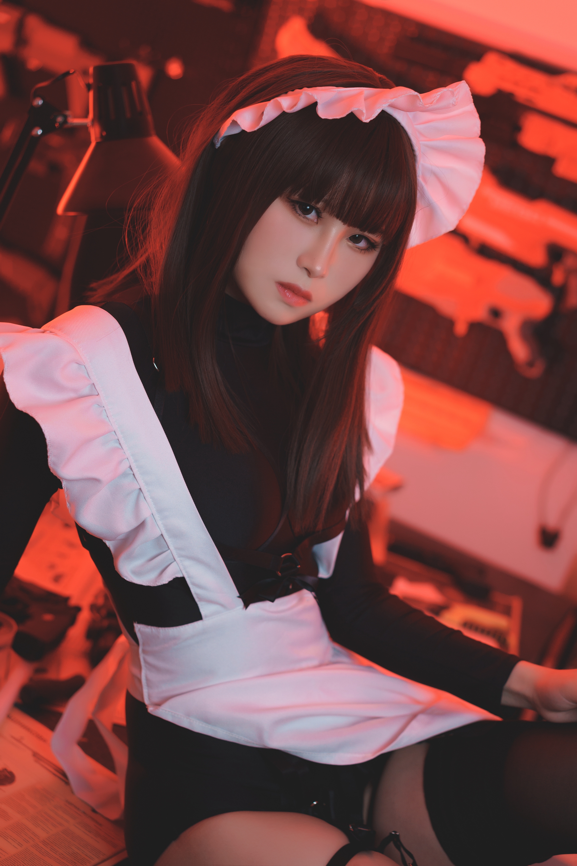 图片[22]-田璐璐 NO.002 — 高叉女仆[34P75M]-六色网