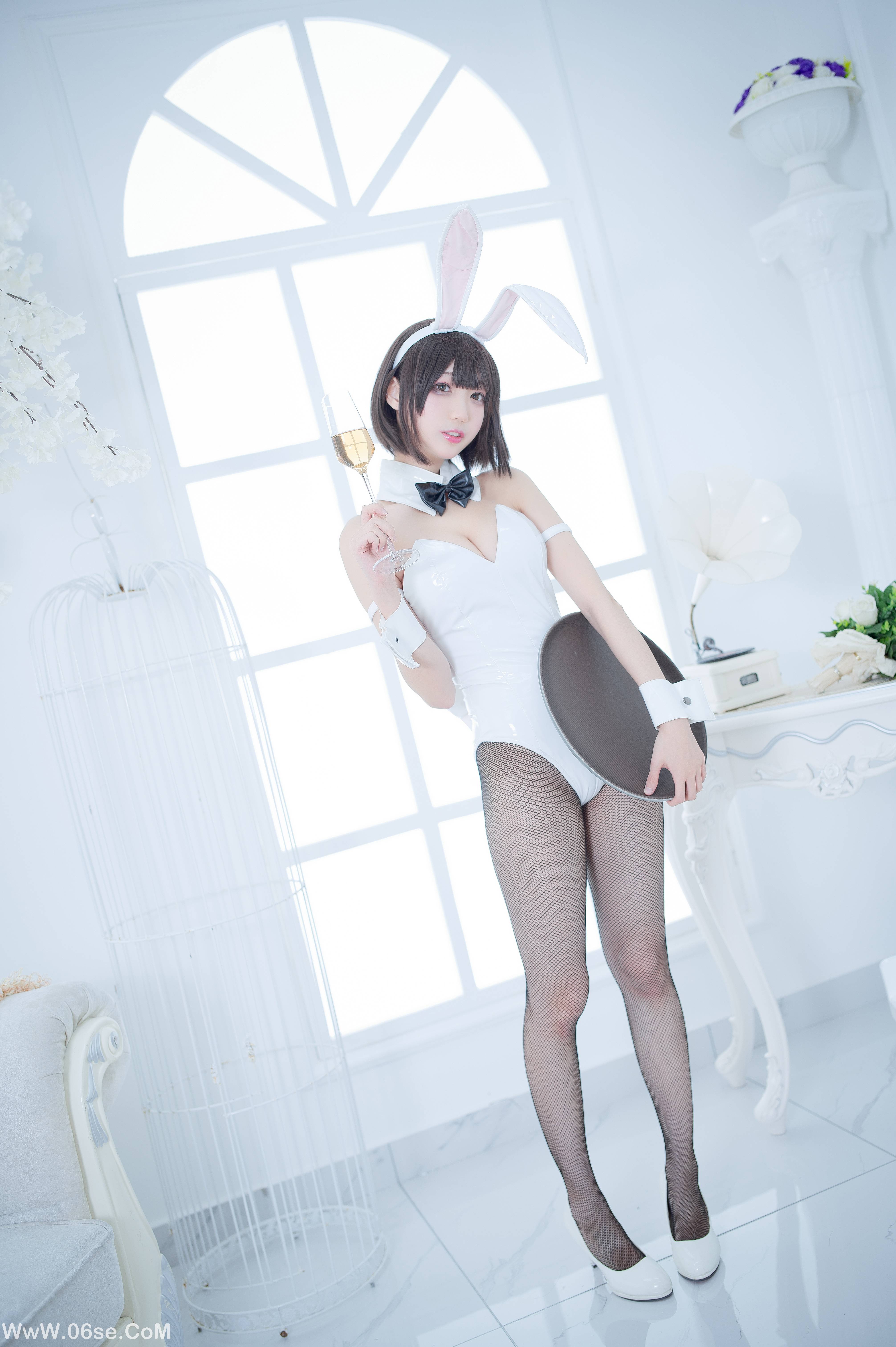 图片[8]-周叽是可爱兔兔 NO.023 加藤惠兔女郎[32P346M]-六色网