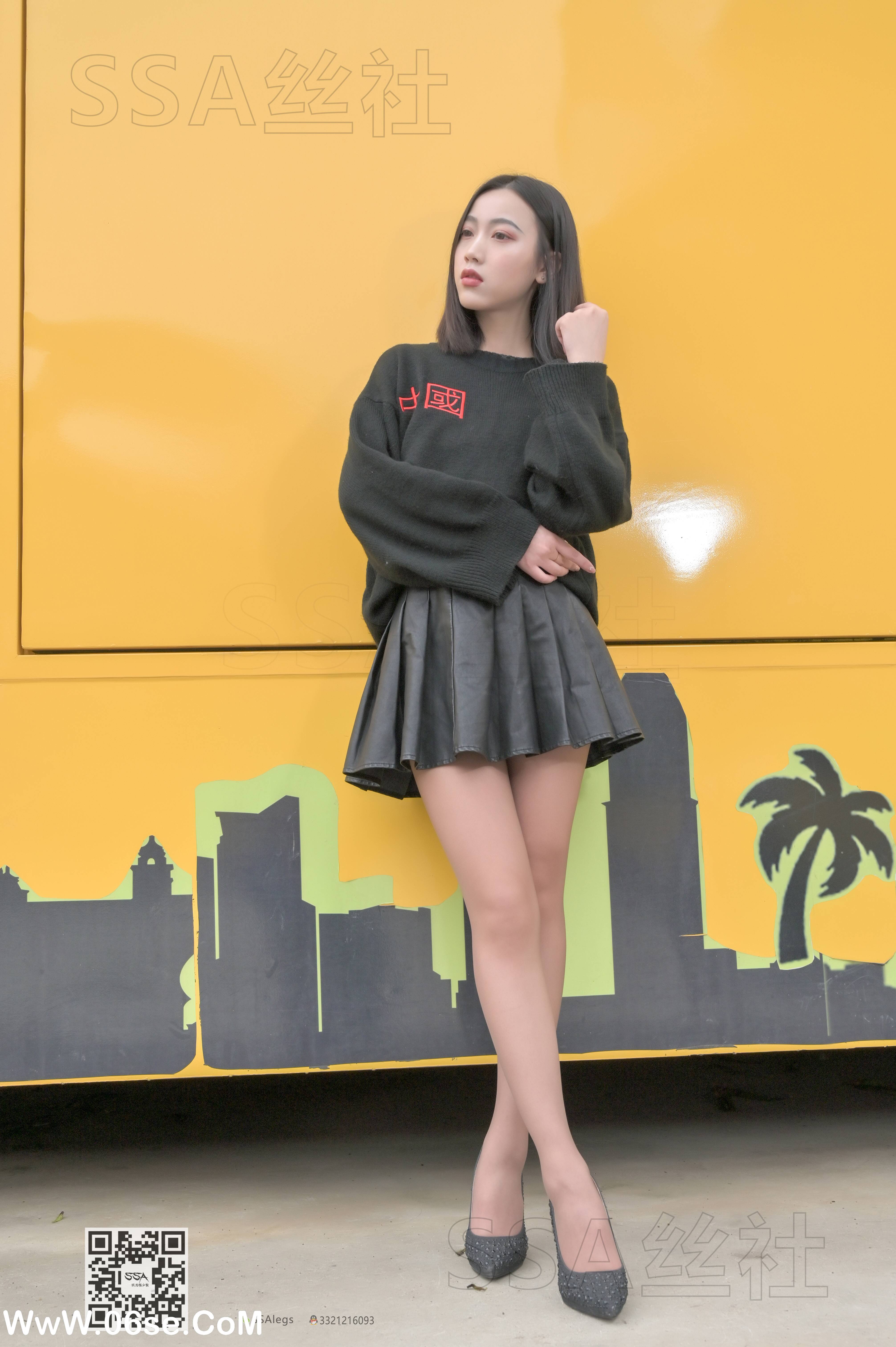 图片[3]-[SSA丝社] NO.095 大大 腿模大大街拍[133P1.68G]-六色网