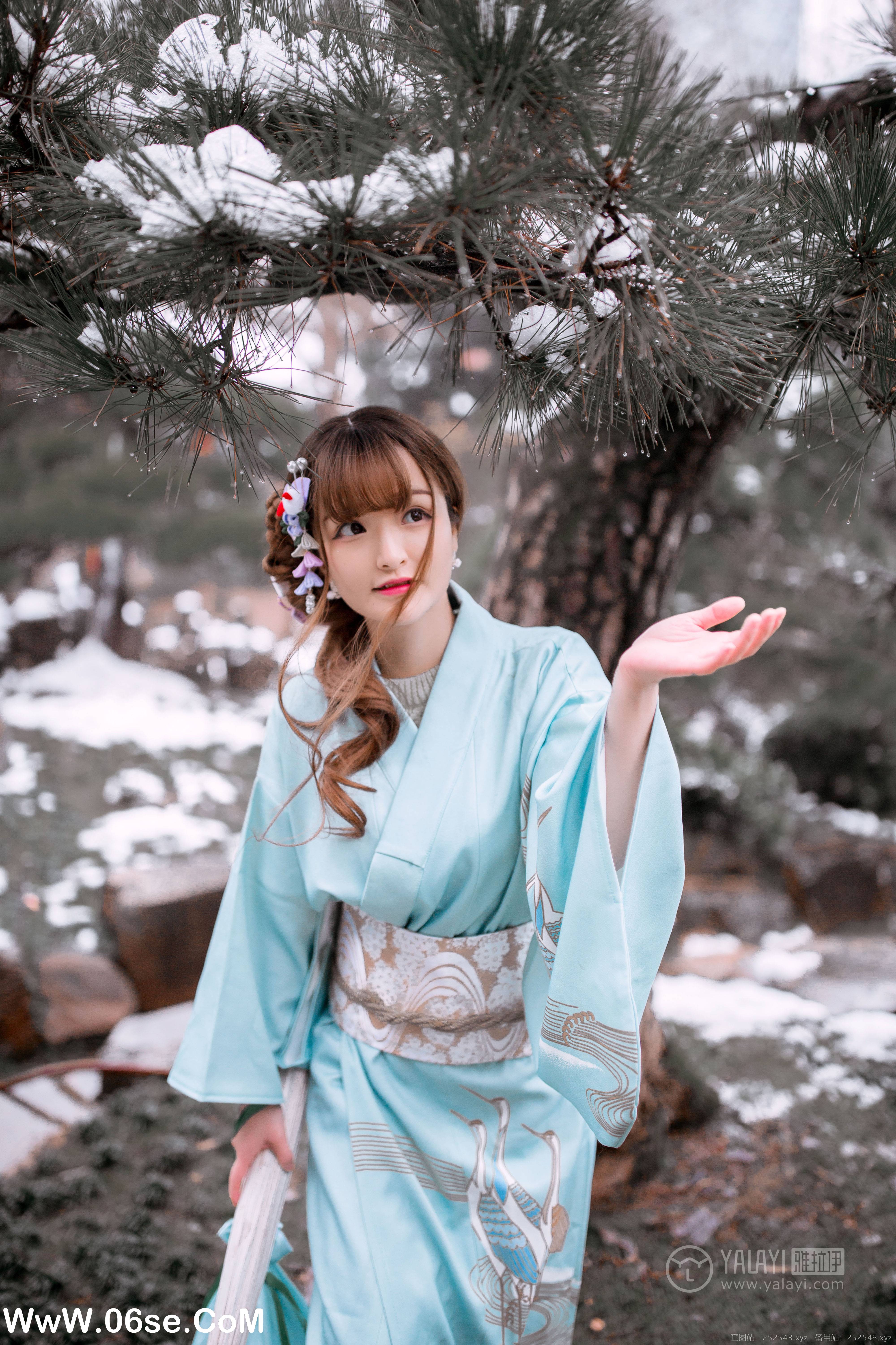 图片[39]-[YALAYI雅拉伊] No.192 赏雪 团团-六色网