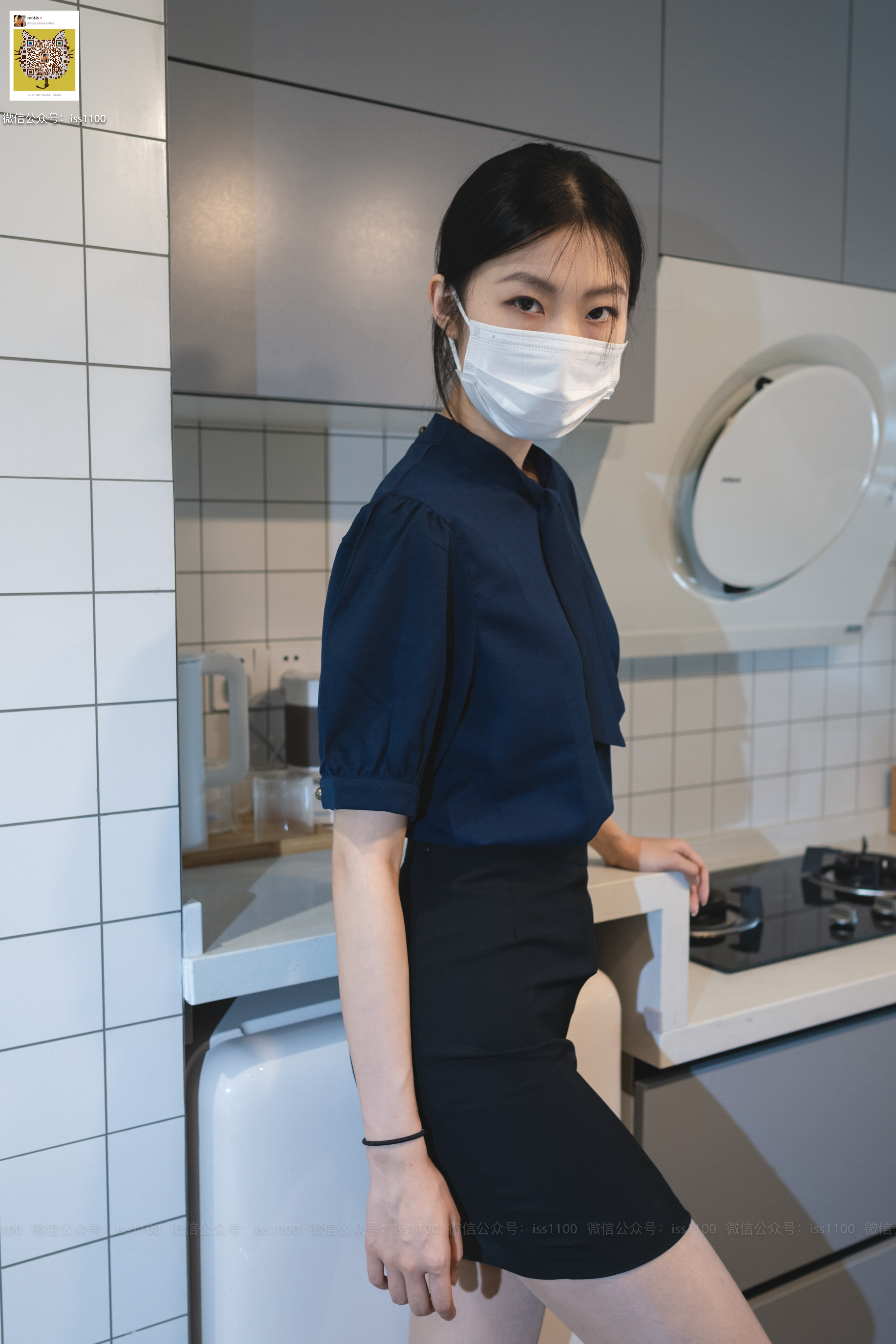 图片[4]-ISS公众号系列 – 美晗 蓝色衬衫[101P+1V599M]-六色网