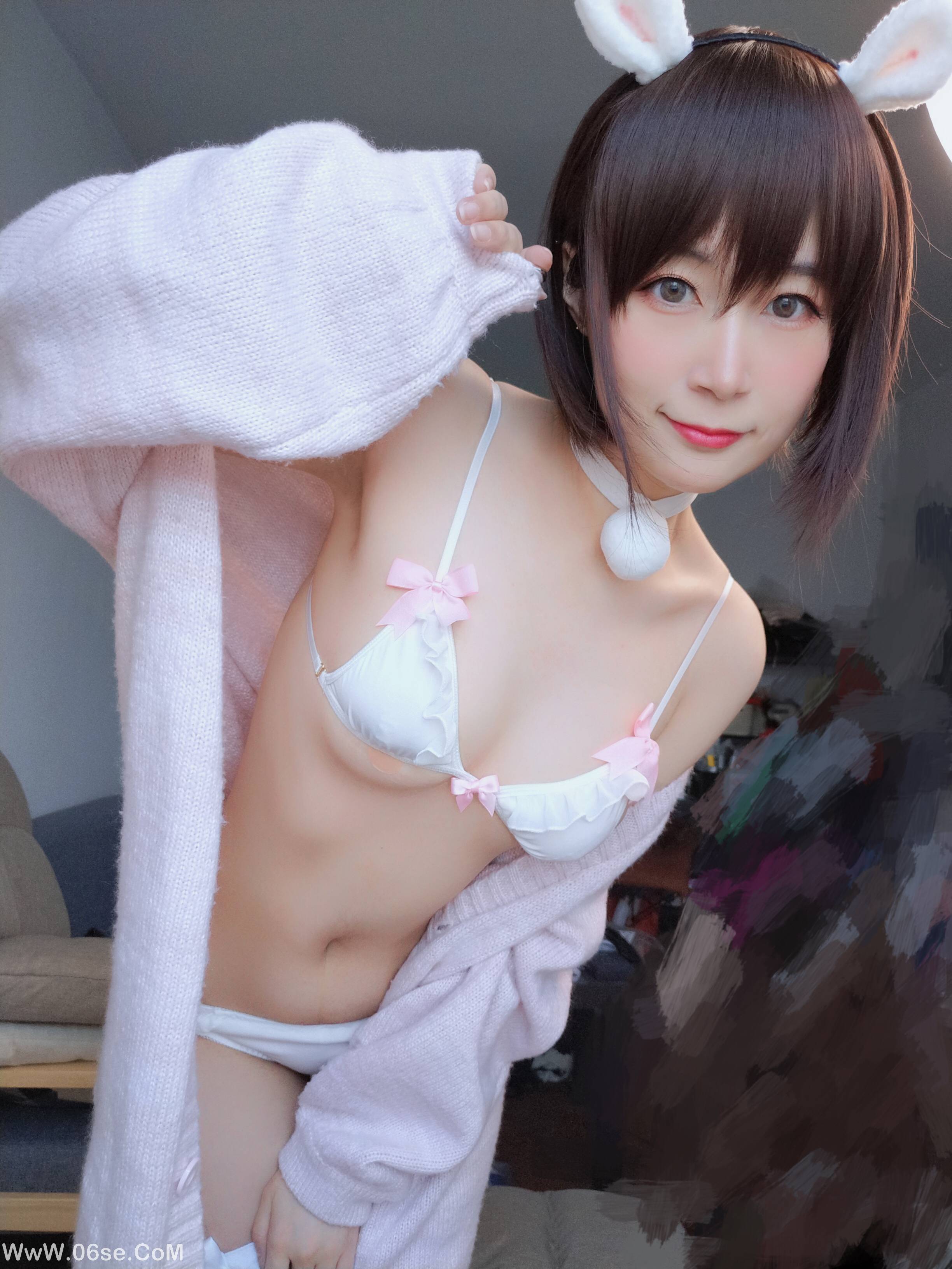 图片[10]-Coser小姐姐白银 – 可爱兔子[40P+2V349M]-六色网