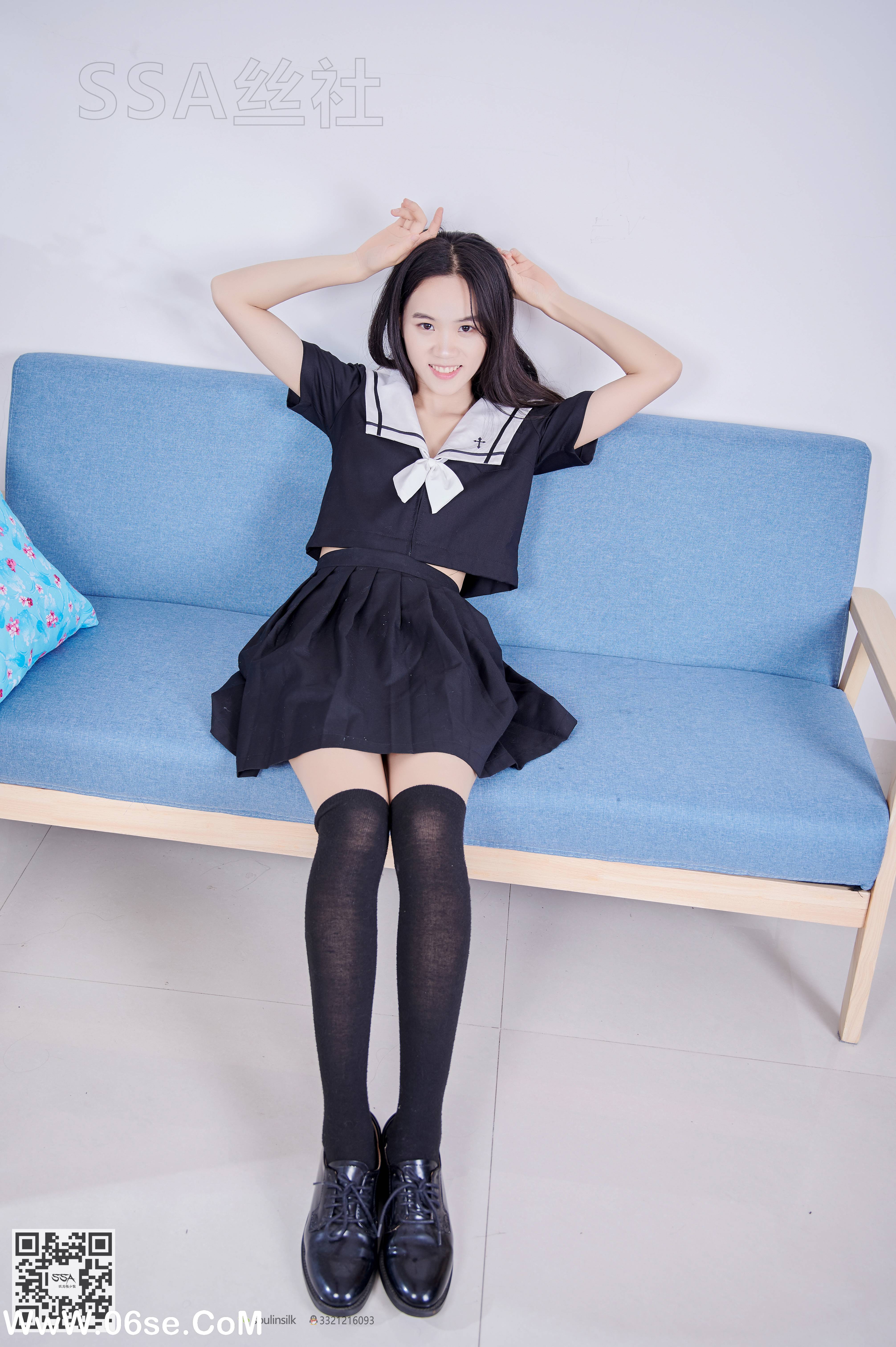 图片[4]-[SSA丝社] NO.116 慧慧 腿模慧慧清纯JK学生制服（黑色星期五）[138P2.14G]-六色网