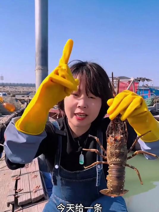 小青龙虾蘸芥末！鲜辣上头，超过瘾