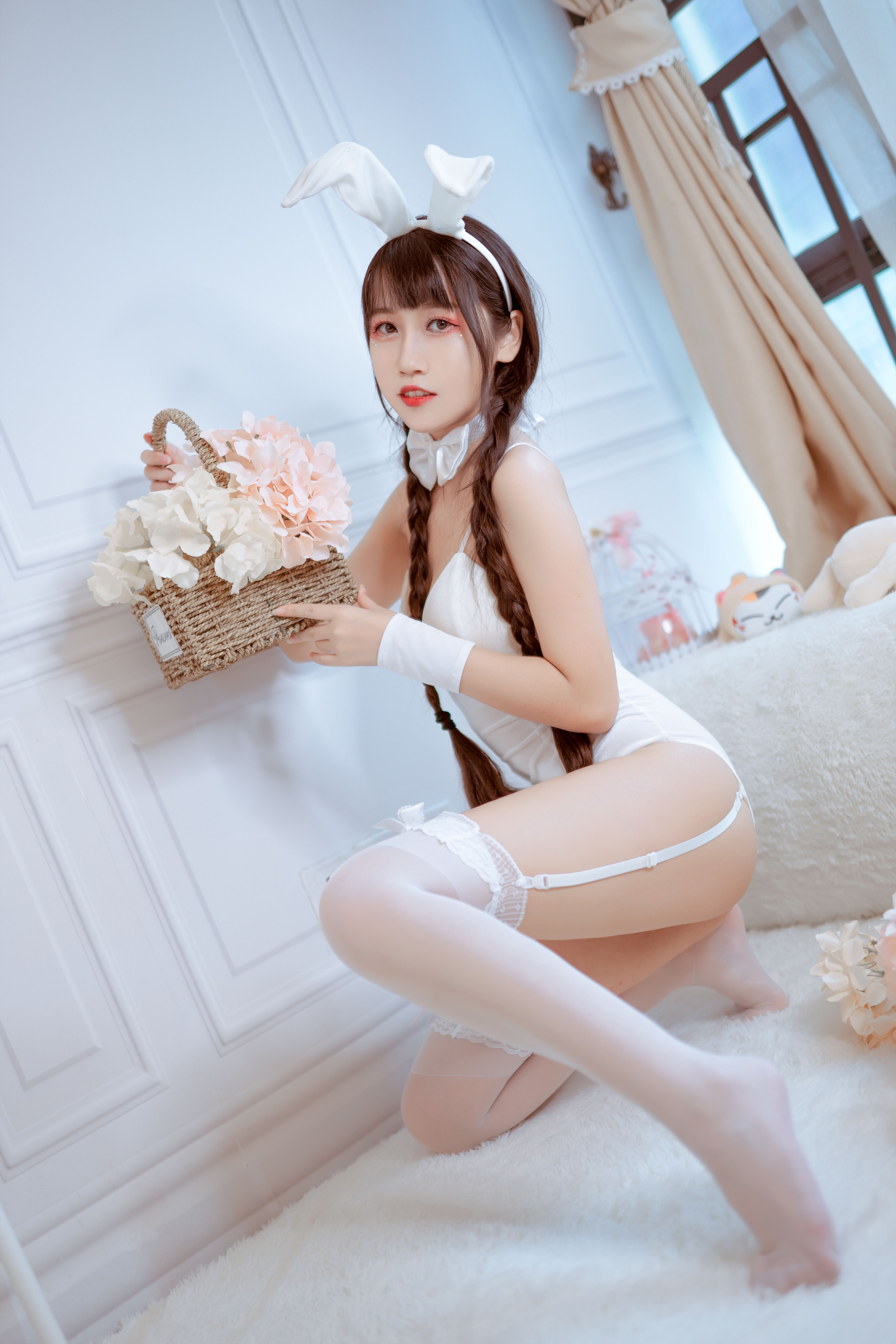 图片[11]-不呆猫 NO.001 – 白色兔女郎[28P56M]-六色网
