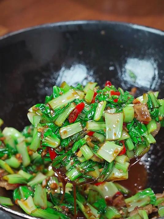 青菜这样炒太下饭了