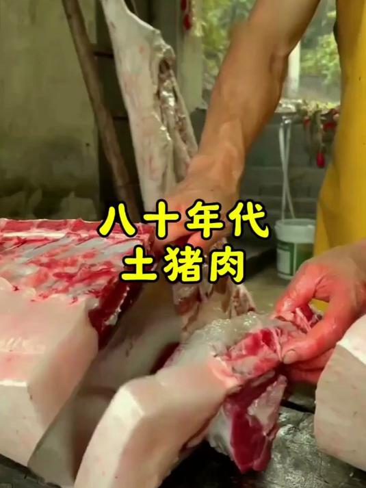 80年代土猪肉