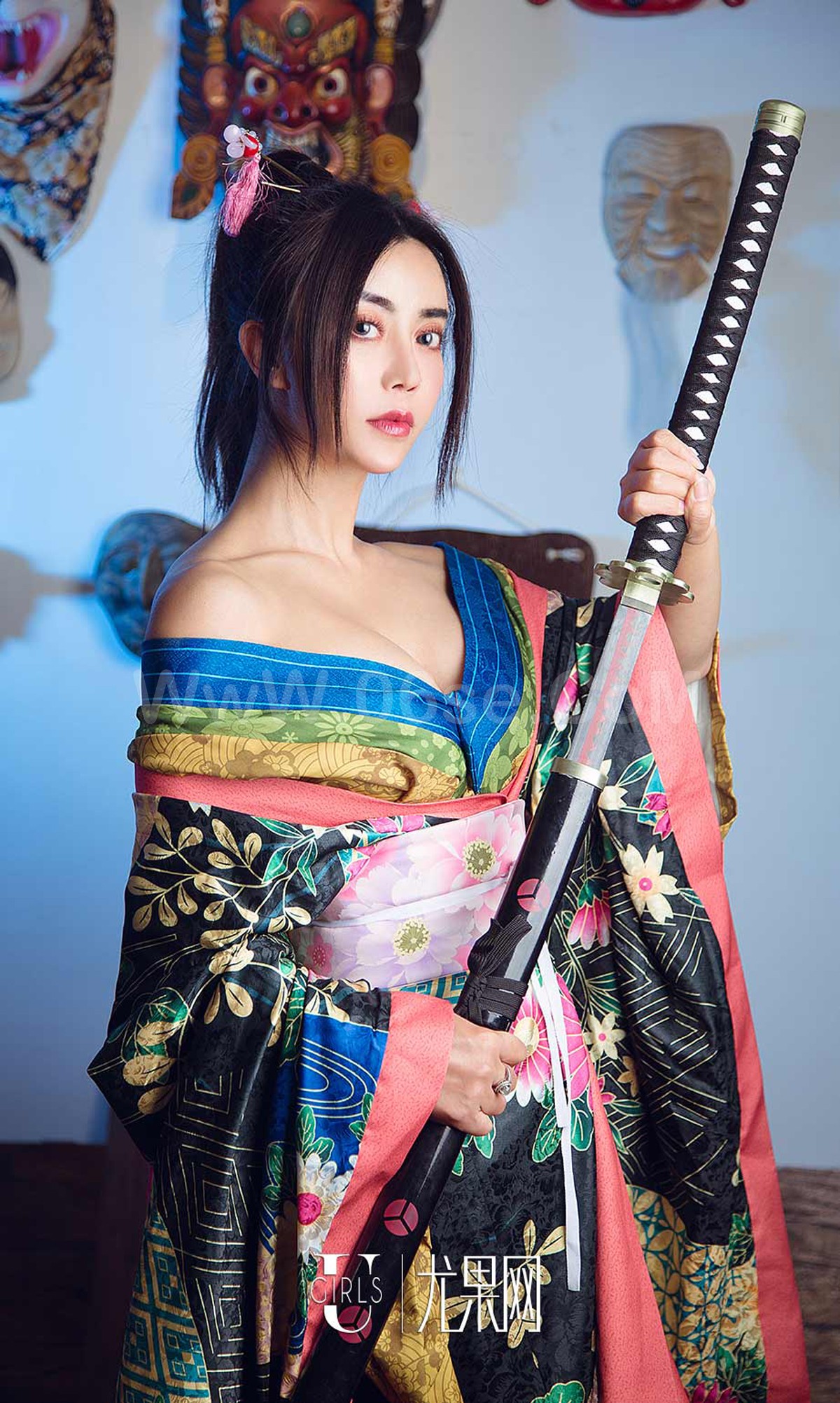 图片[14]-[Ugirls爱尤物] No.1321  Xuan Chen (萱宸) & Jin Zi Lin (金梓林) & 兔子-六色网