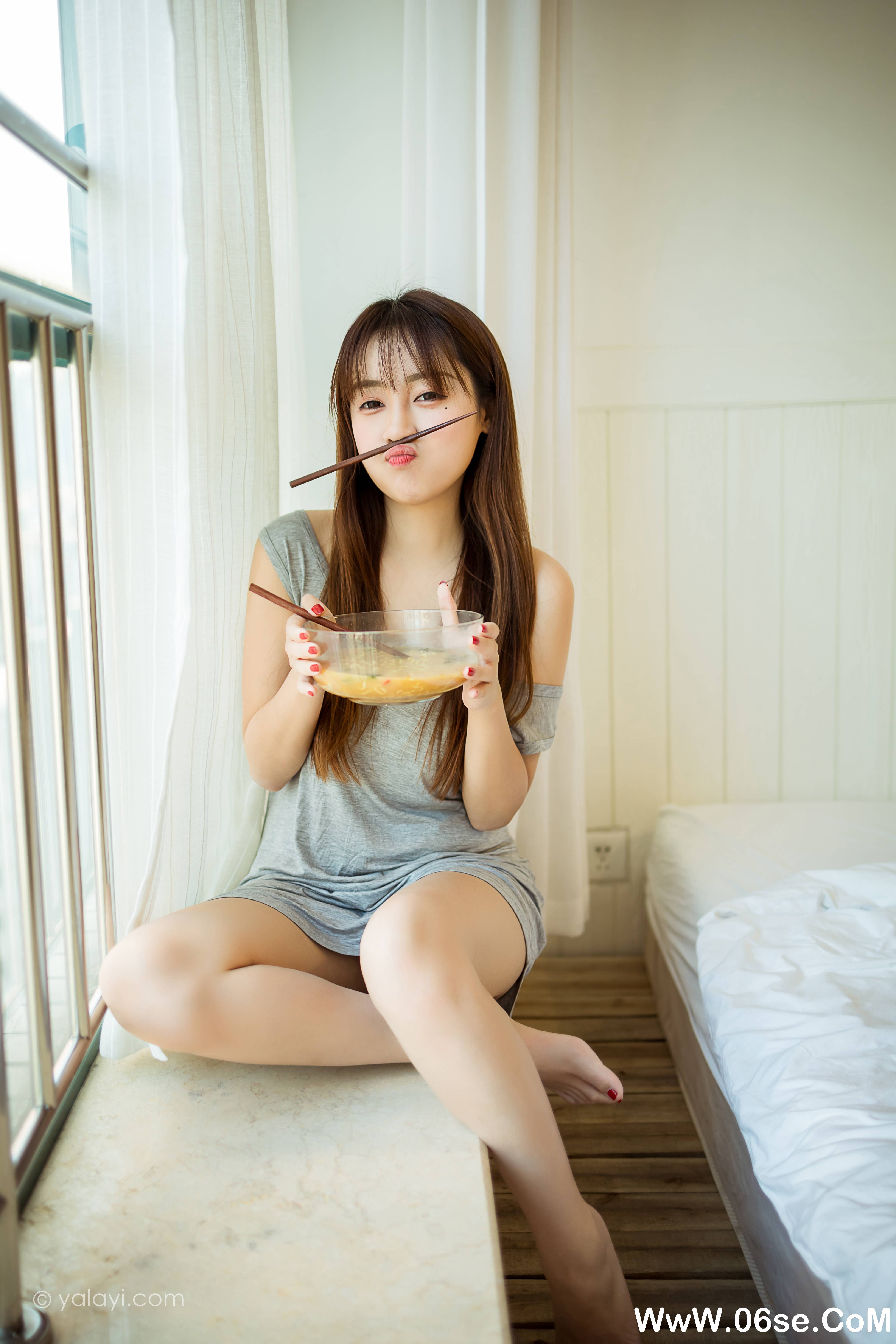 图片[20]-[YALAYI雅拉伊] 2020.10.02 NO.710 虞艺《吃货女友》[46P+1P531M]-六色网
